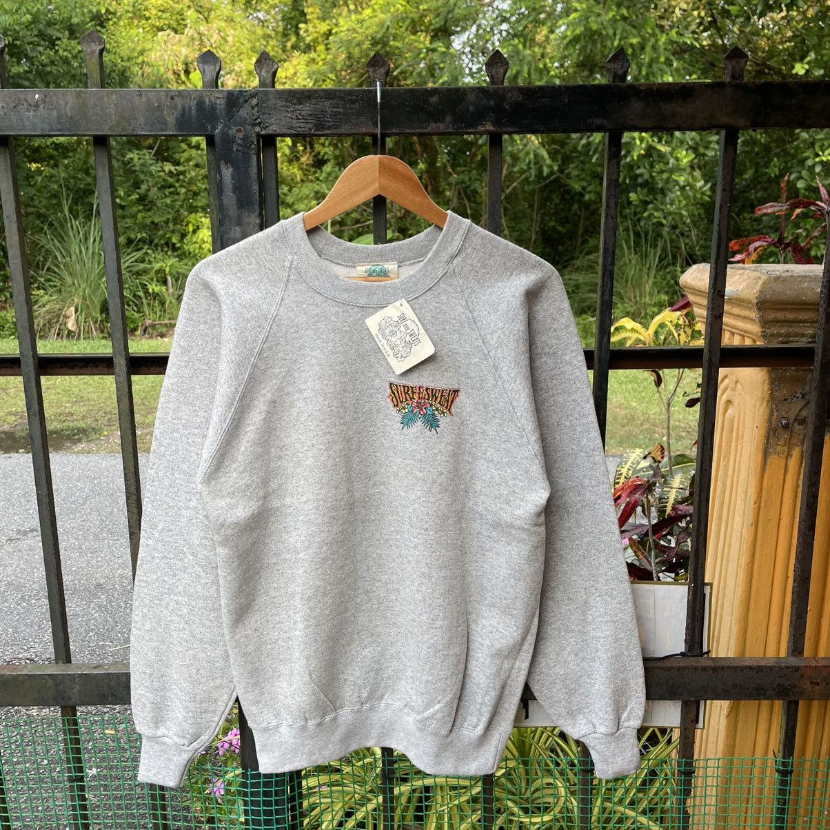 Other 🔥NOS Unworm 90s Surf & Sweat Big Surfing Logo Sweatshirts Size US S / EU 44-46 / 1 - 2 Thumbnail