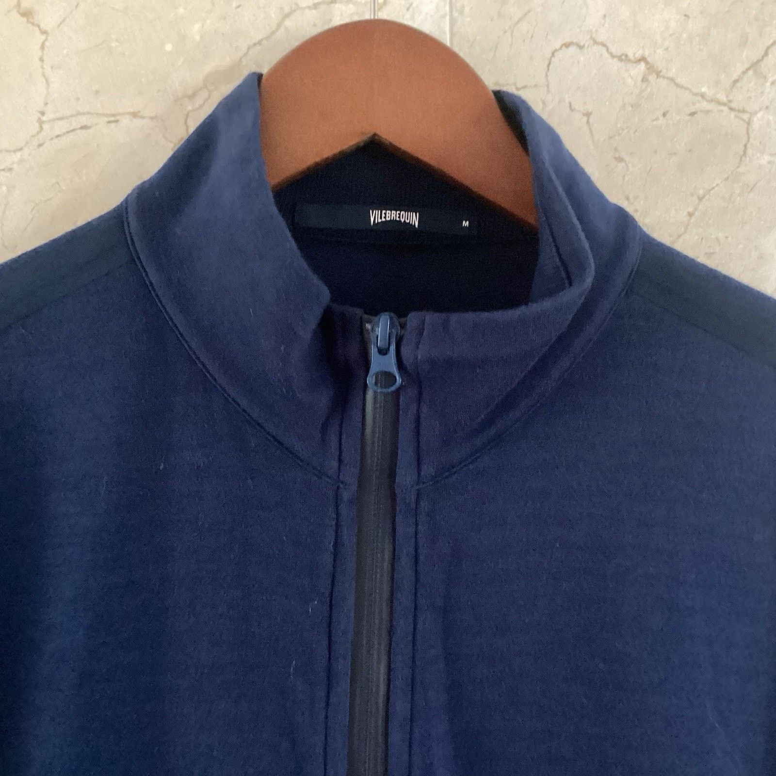 Vilebrequin Vilebrequin Zip Track Jacket M Navy Minimalist Streetwear Size US M / EU 48-50 / 2 - 3 Thumbnail