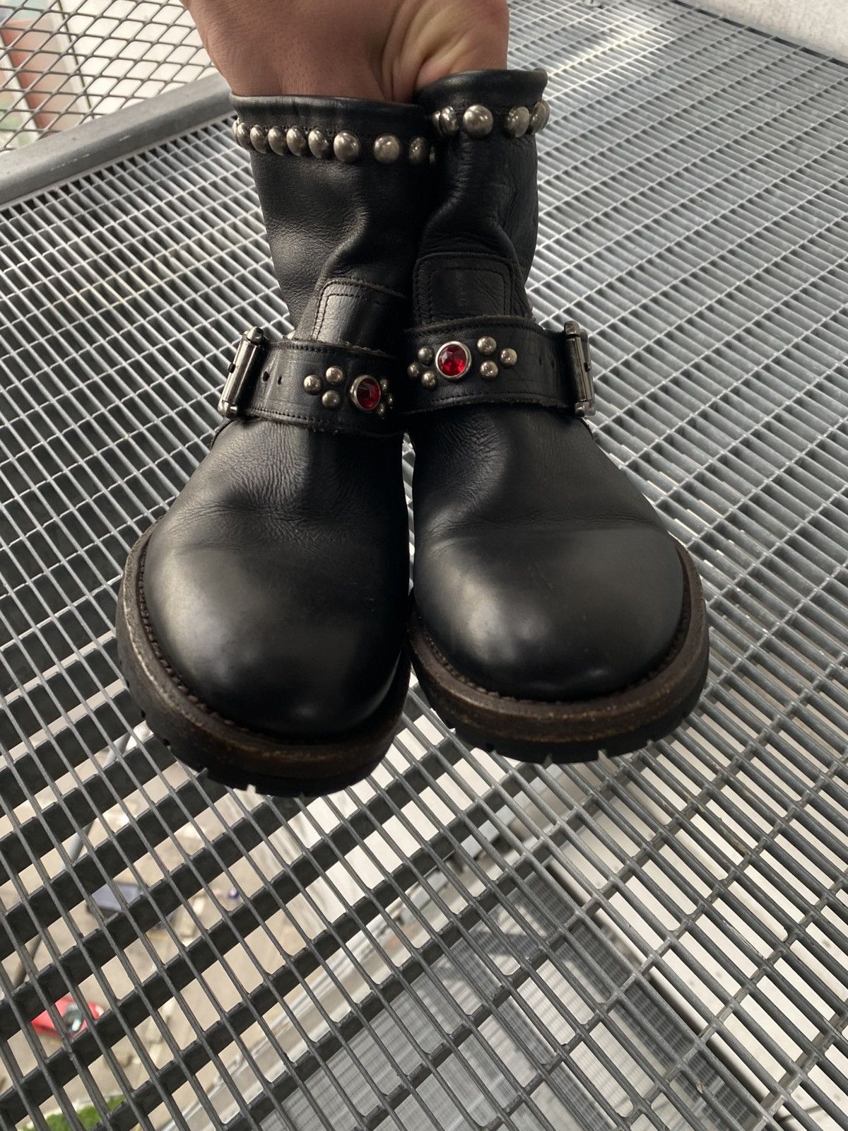 Hollywood Trading Company Hollywood Trading Company HTC Leather Boots Size US 6 / IT 36 - 10 Thumbnail