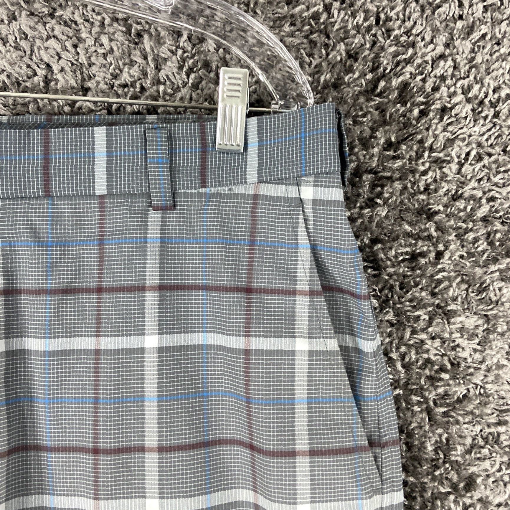 Nike Nike Golf Plaid Chino Shorts Blue Adult 34 Mens Size US 34 / EU 50 - 3 Thumbnail