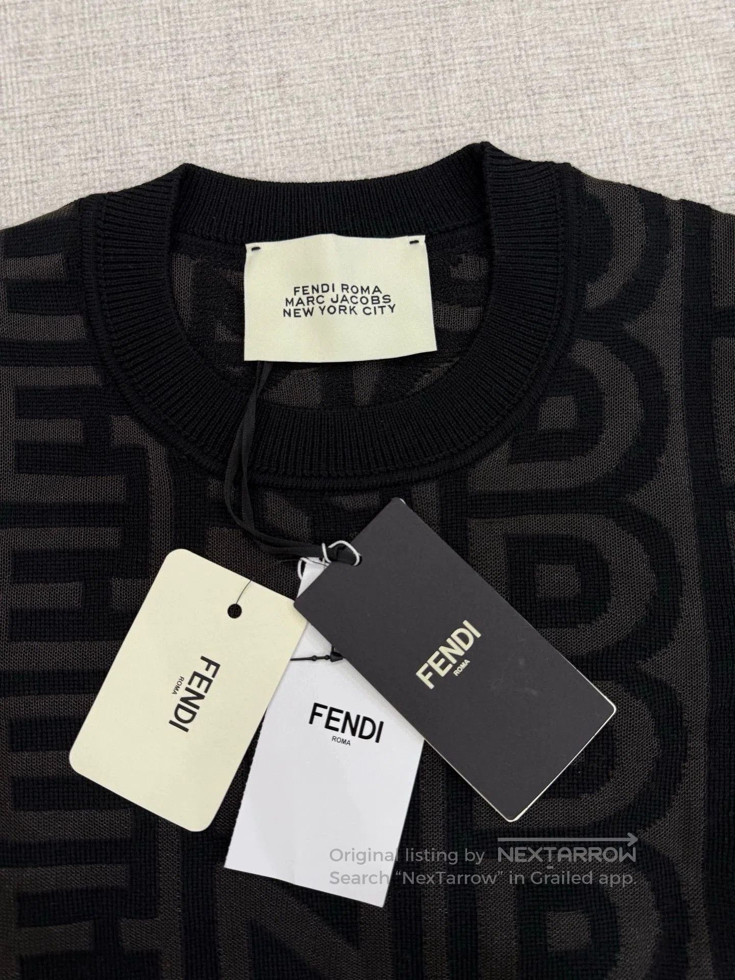 Fendi fendi logo knit pullover sweater. Size US M / EU 48-50 / 2 - 4 Thumbnail
