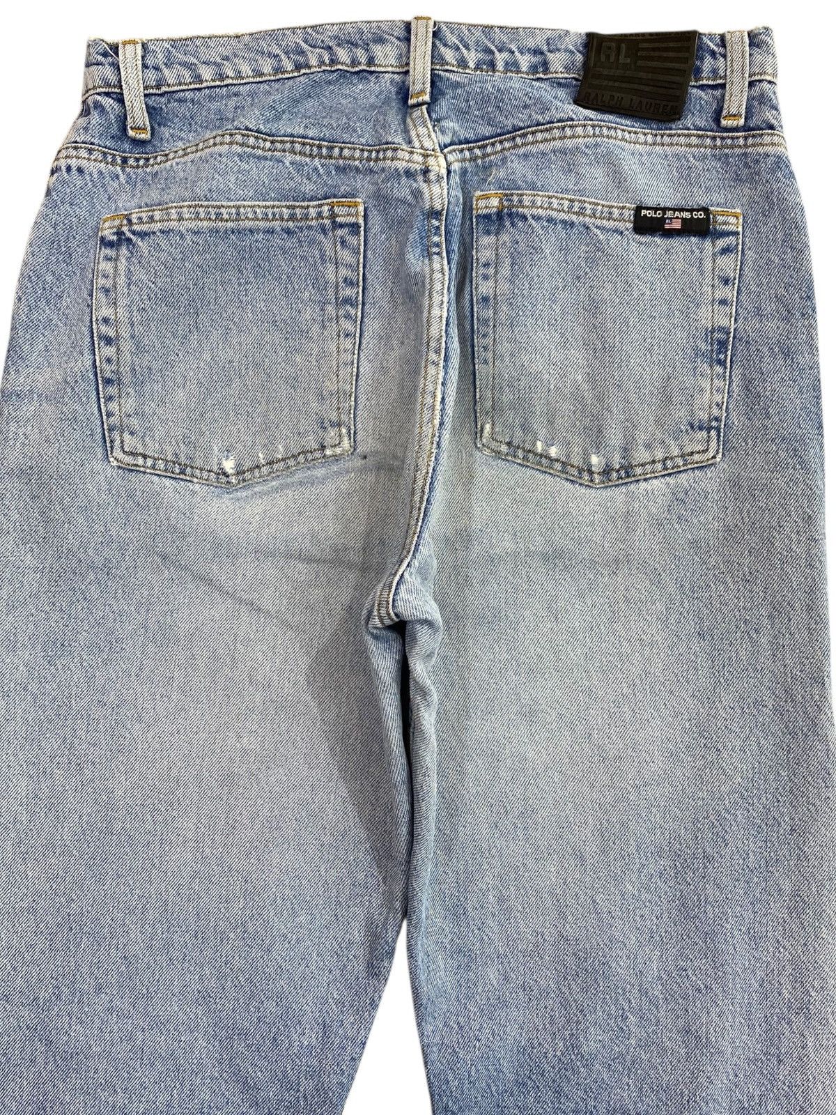 Polo Ralph Lauren Polo Ralph Lauren Acid Blue Wash Style Wide Leg Jeans Size US 31 - 4 Thumbnail