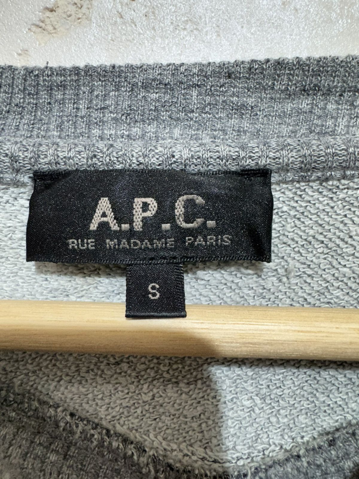 A.P.C. A.P.C Gray Sweater Long Sleeve Size S Size US S / EU 44-46 / 1 - 6 Thumbnail