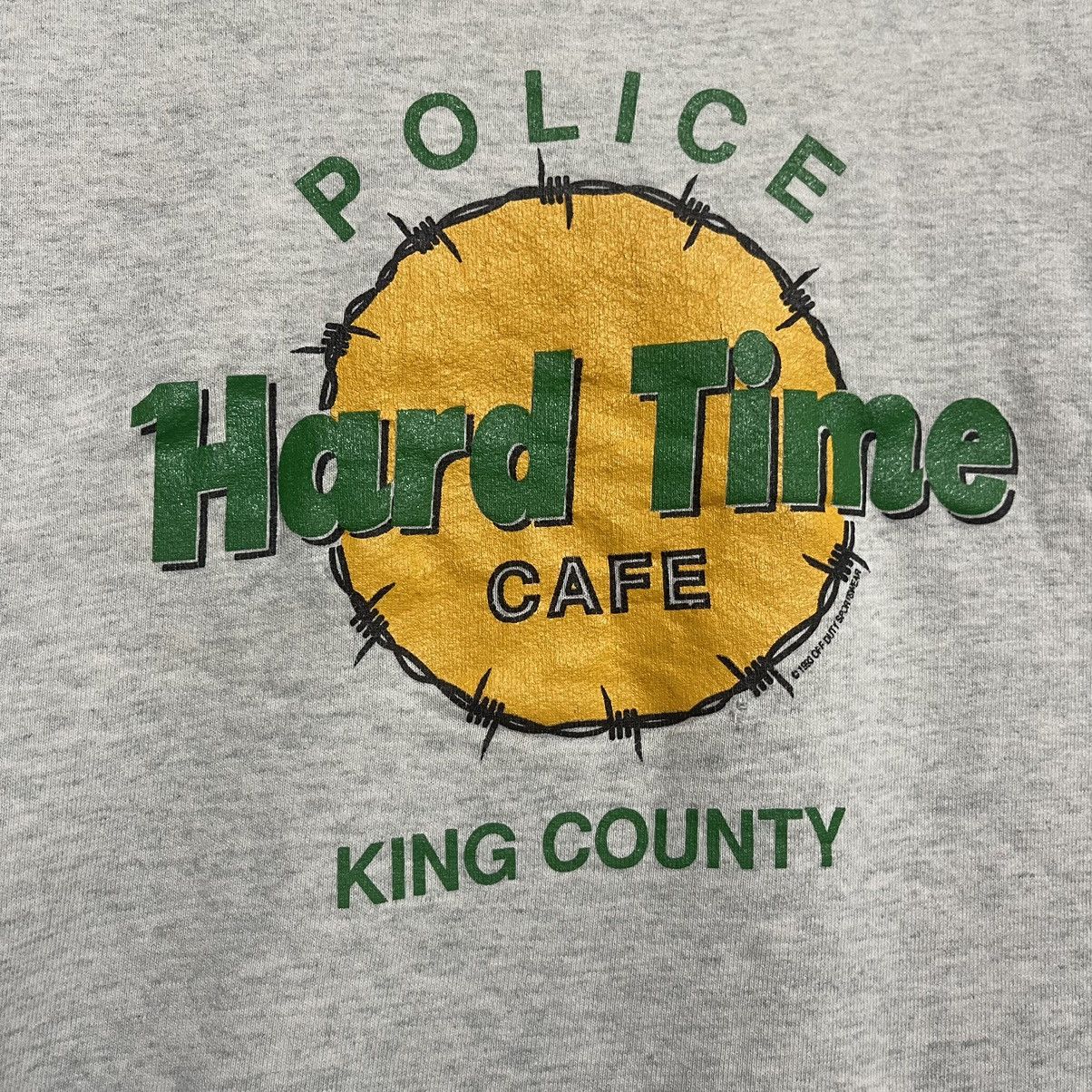 Fruit Of The Loom Vintage 1993 Hard Time Café King County Sweatshirt Size US L / EU 52-54 / 3 - 2 Thumbnail