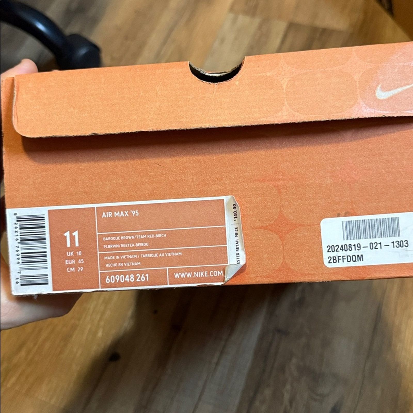 Nike 2006 Nike Air Max 95 Plaid Hunter Pack Size US 11 / EU 44 - 13 Thumbnail