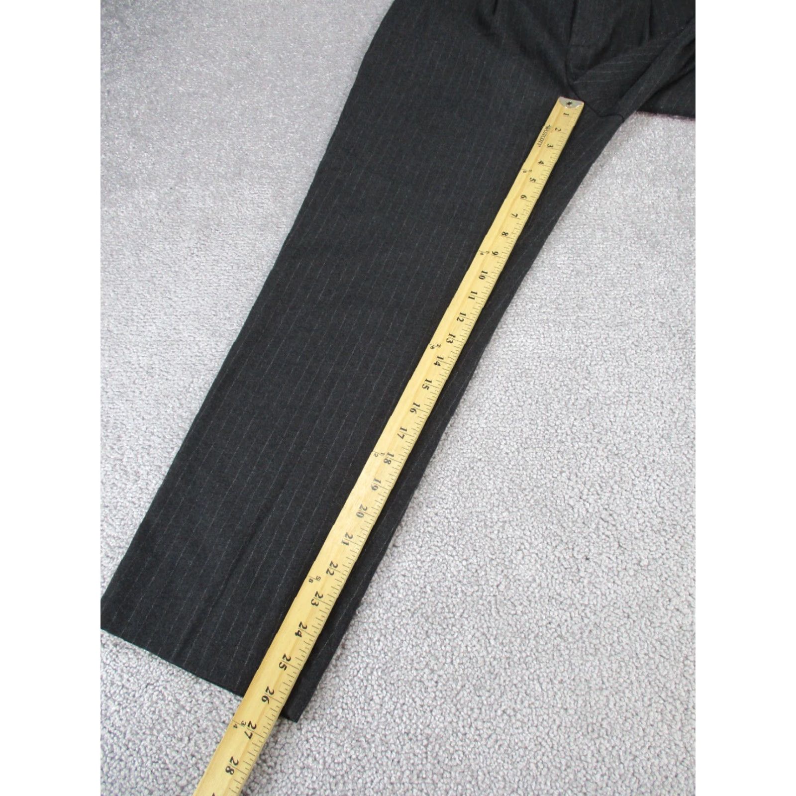 Zara Zara Womens XS Gray Pinstripe Dress Pants Size 26" / US 2 / IT 38 - 4 Thumbnail