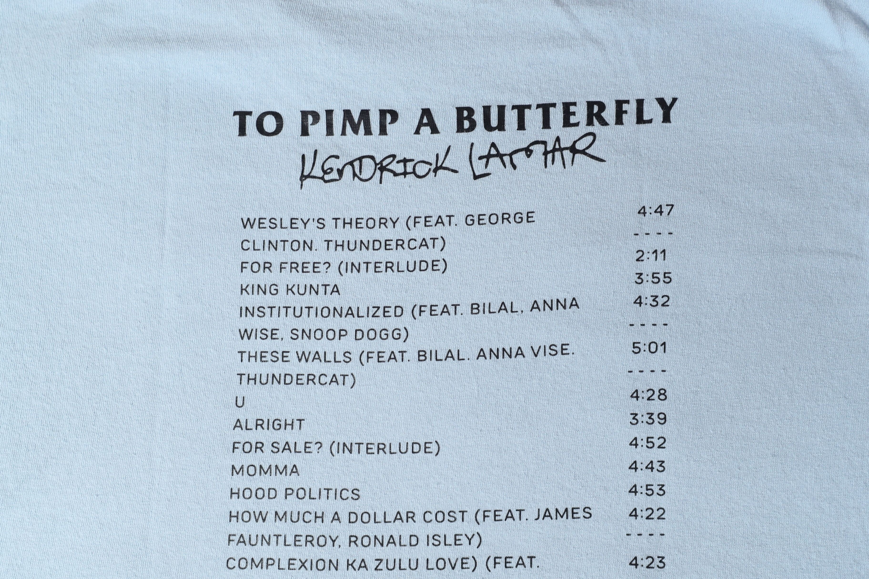 Rap Tees Kendrick Lamar To Pimp A Butterfly Tee (M) Size US M / EU 48-50 / 2 - 8 Thumbnail
