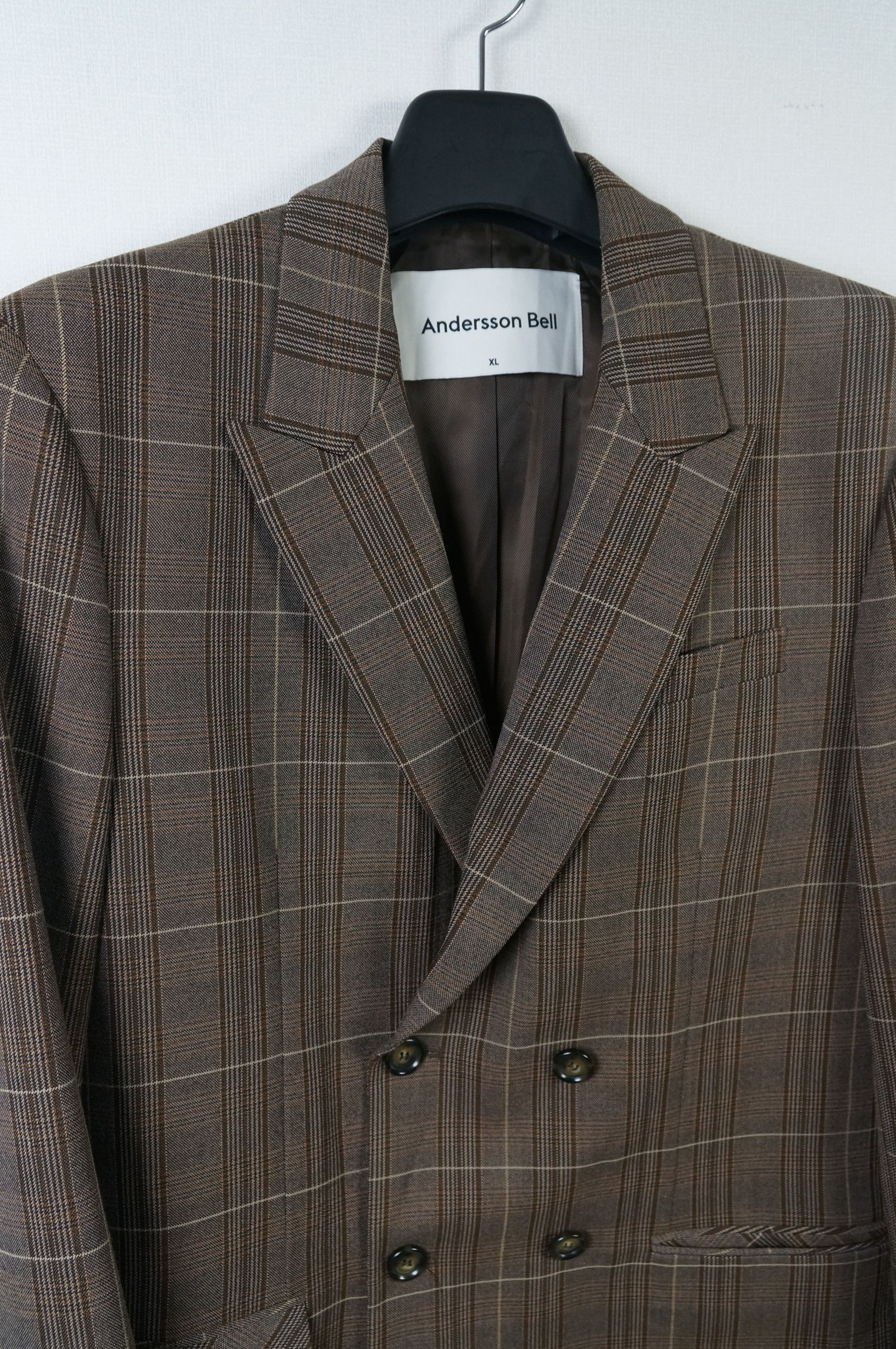 Andersson Bell Andersson Bell Check Blazer Size 50R - 2 Thumbnail