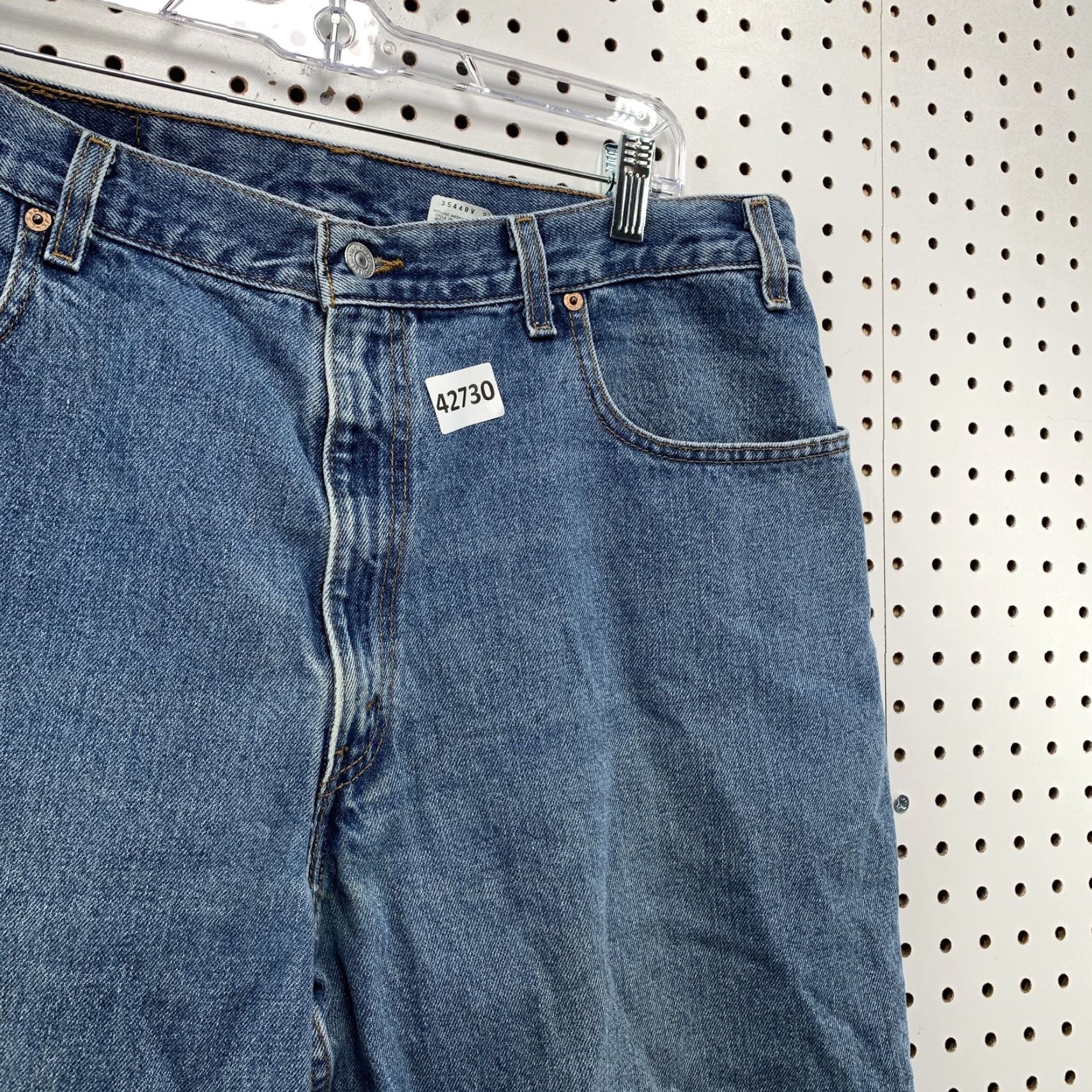 Levi's VINTAGE Levi's 560 Jeans – Denim – Men – Size 38 – 36x35 Loose Tapered – Blue – 5-Pocket – Regular Inseam – Relaxed Fit - Mens Size US 38 / EU 54 - 2 Thumbnail