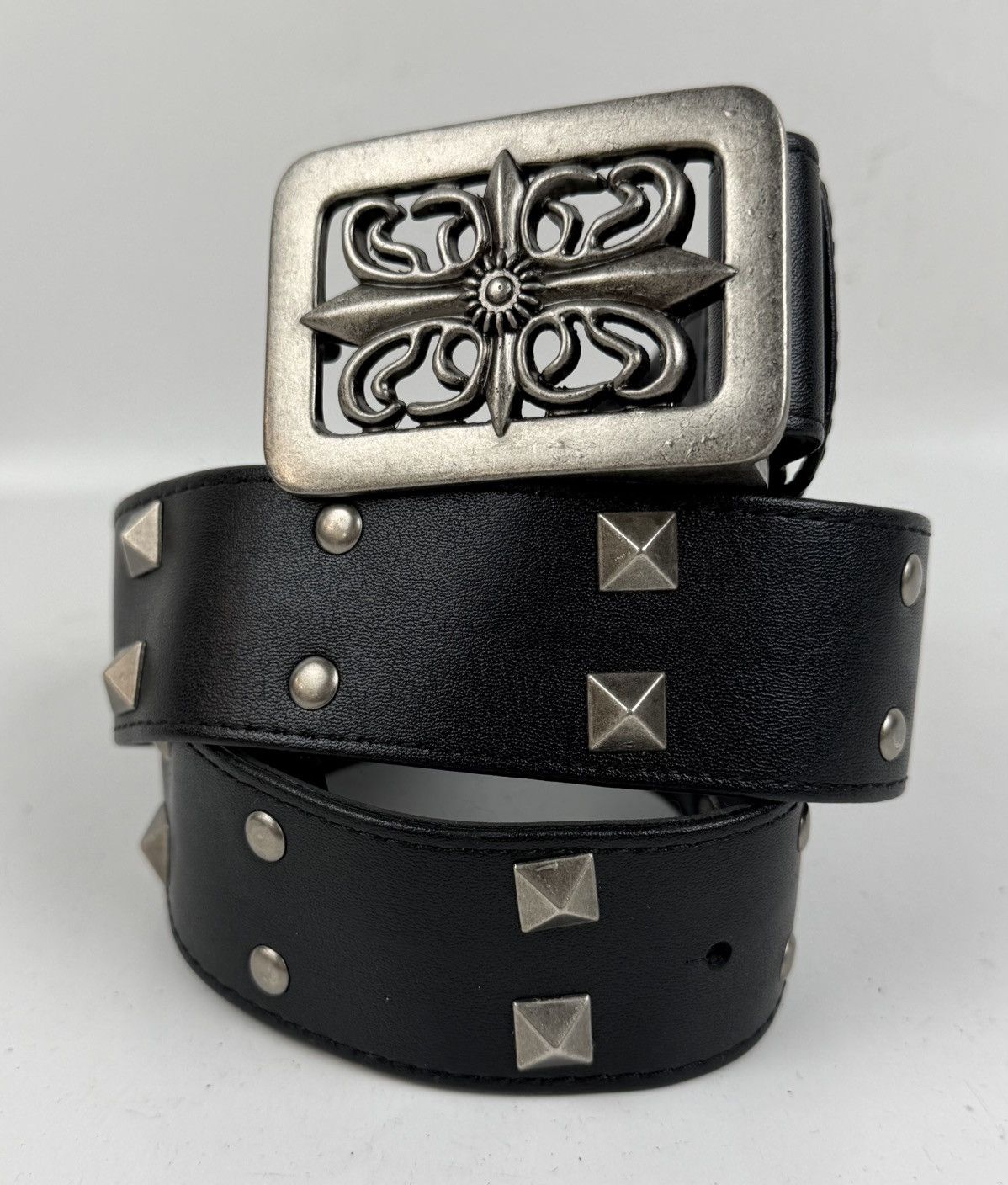 Japanese Brand punk style studded belt tc52 Size 30 - 1 Thumbnail
