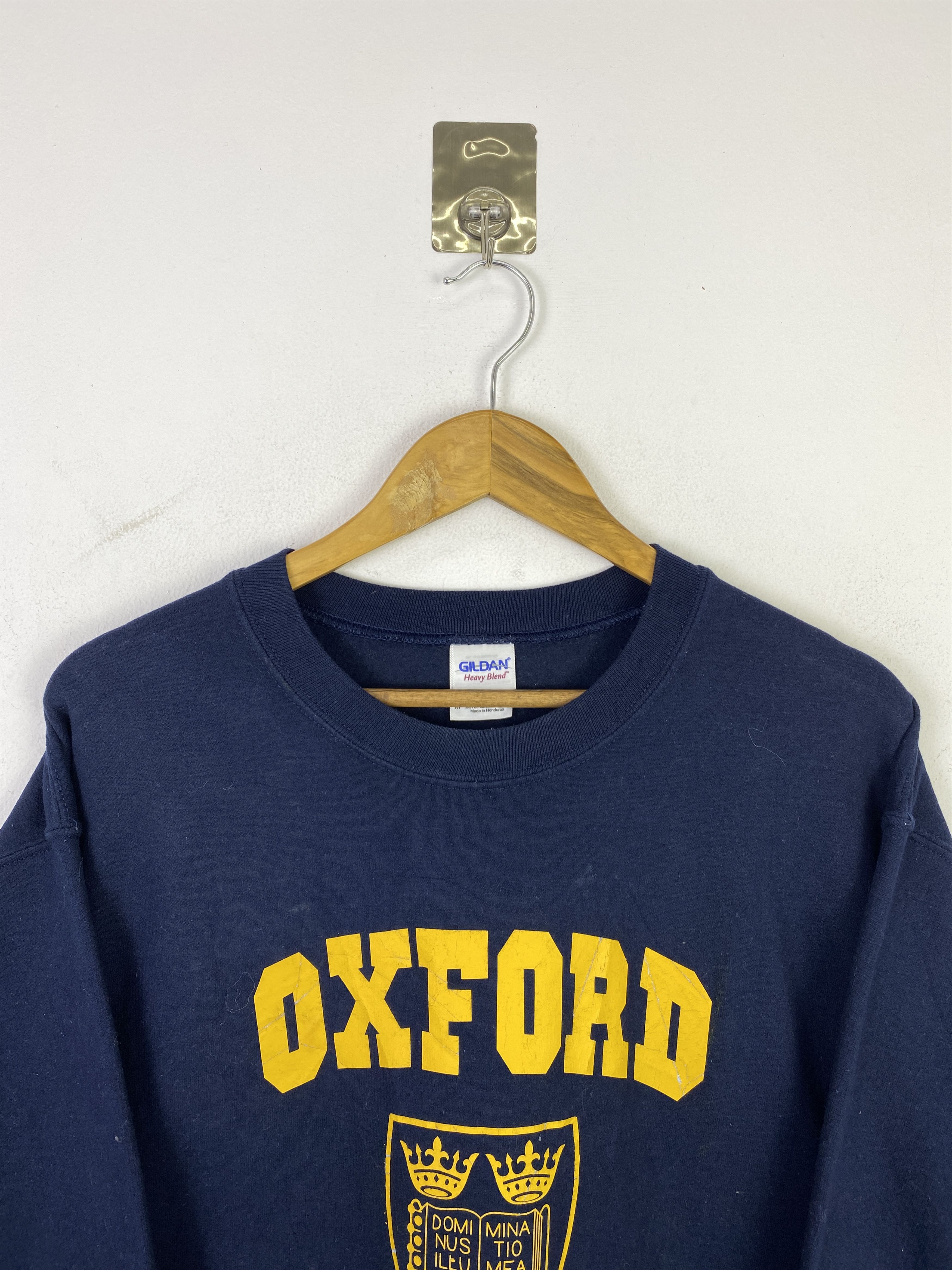 Vintage Vintage Oxford University Wording Crewneck Sweatshirt SH0367 Size US M / EU 48-50 / 2 - 2 Thumbnail