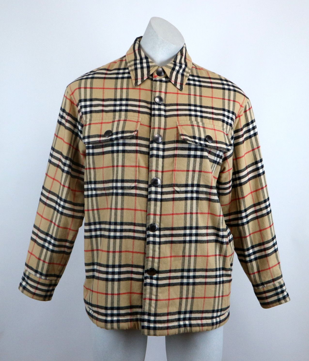 Burberry Burberry Vintage Check Shirt Jacket Beige Shacket UK 6 Size S / US 4 / IT 40 - 7 Thumbnail