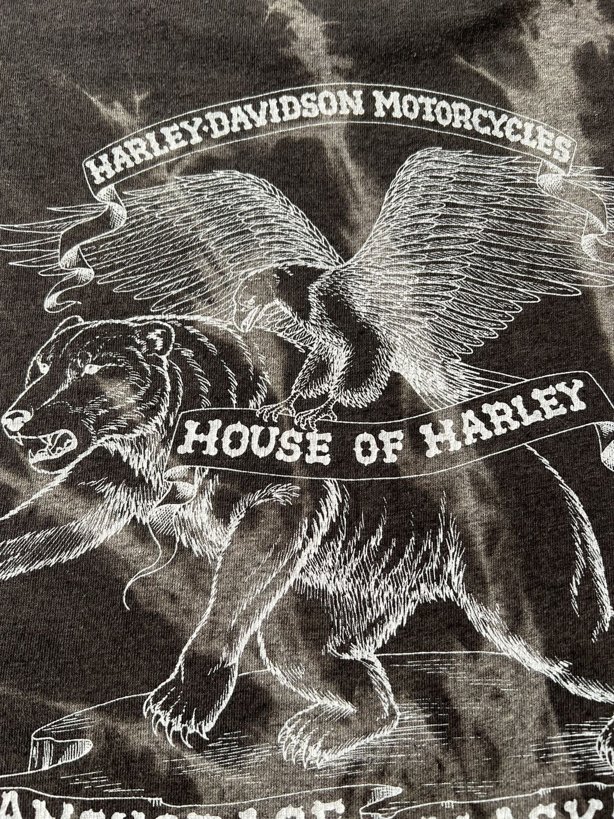 Harley Davidson Vintage 80s Harley Davidson Follow Nobody Tie Dye T-shirt Size US M / EU 48-50 / 2 - 15 Thumbnail