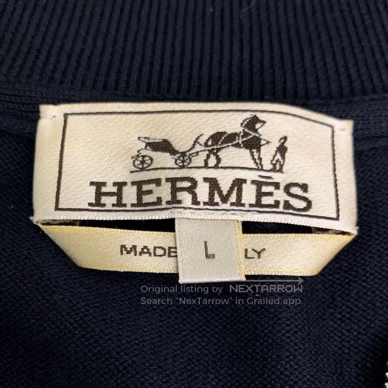 Hermes Hermes Black Suede Collar Zip-Up Jacket Coat Size US L / EU 52-54 / 3 - 5 Thumbnail