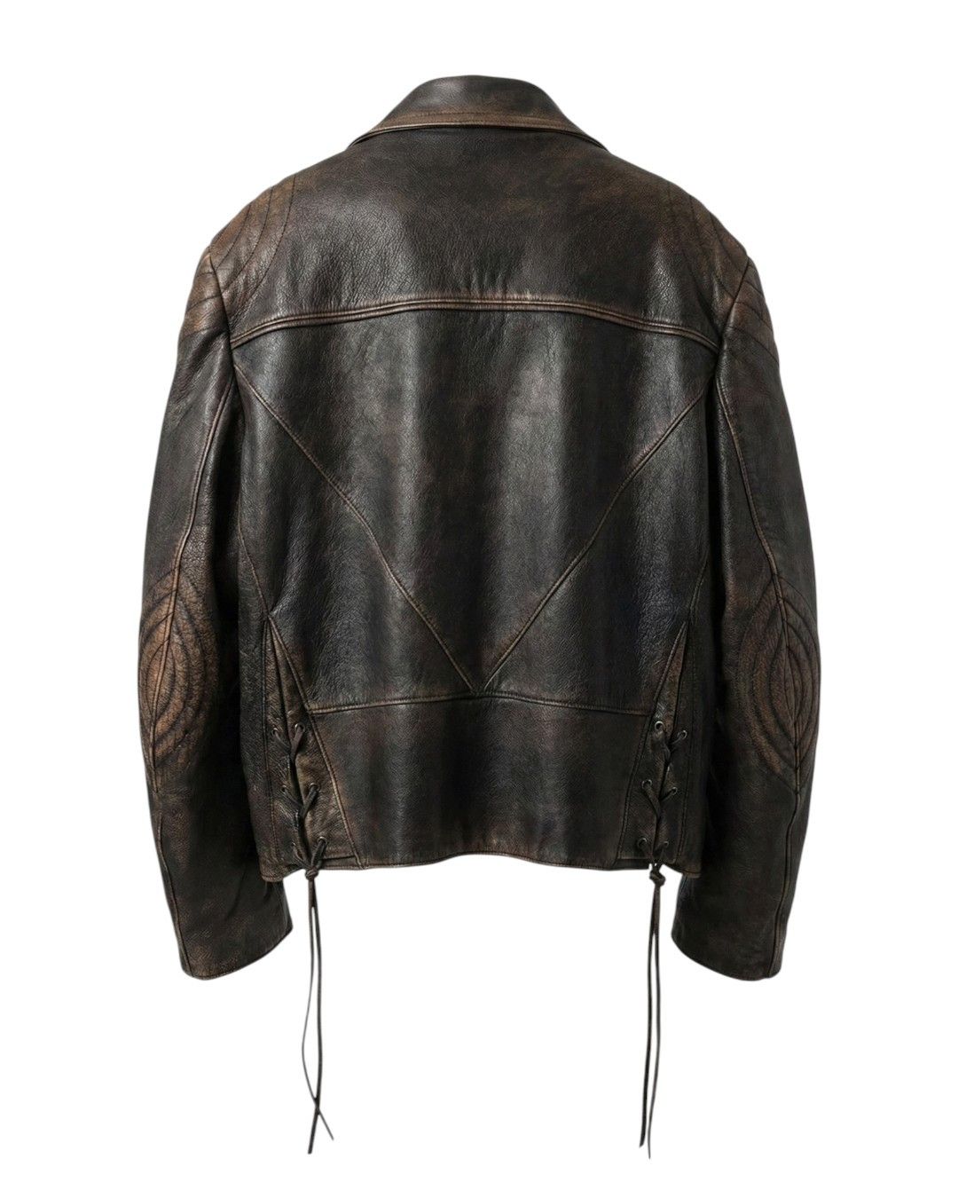 Prada LEATHER BIKER JACKET BY RAF SIMONS Size M / US 6-8 / IT 42-44 - 2 Thumbnail