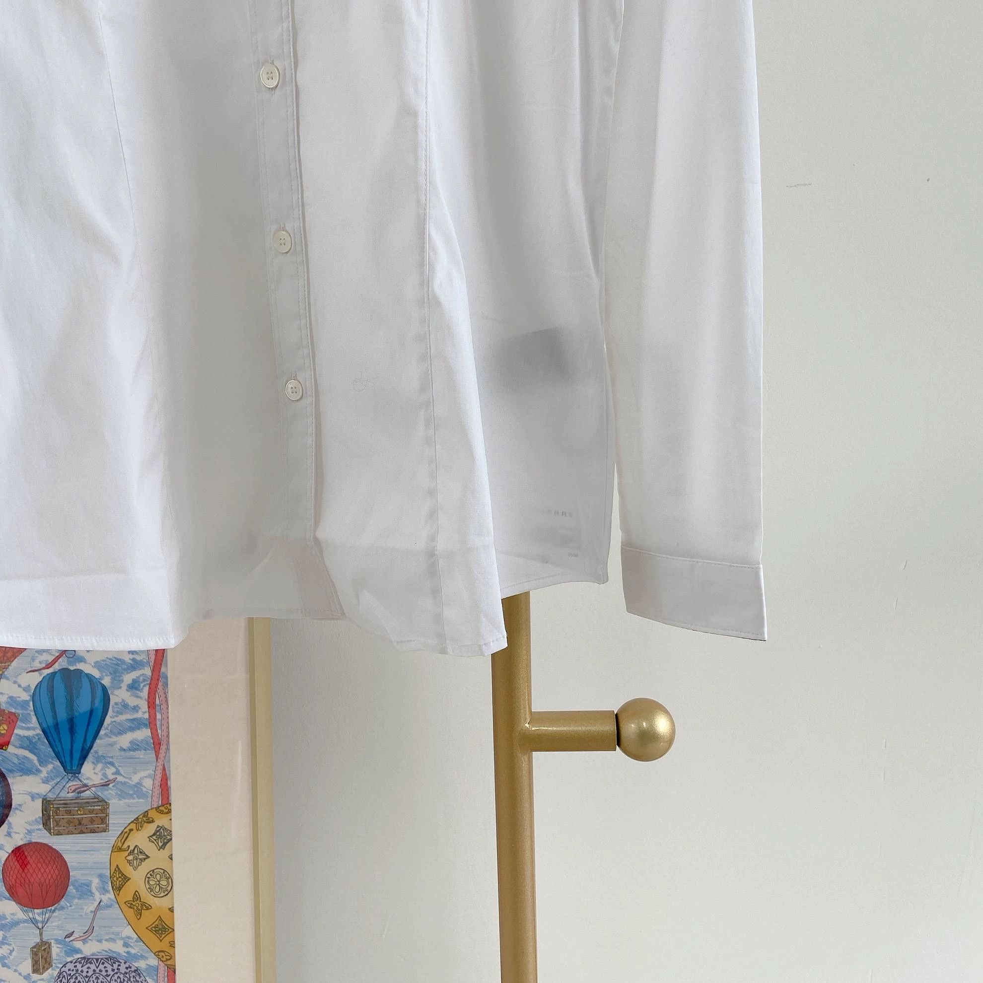 Burberry Burberry White Shirt M with Tags 7763 Size M / US 6-8 / IT 42-44 - 5 Thumbnail