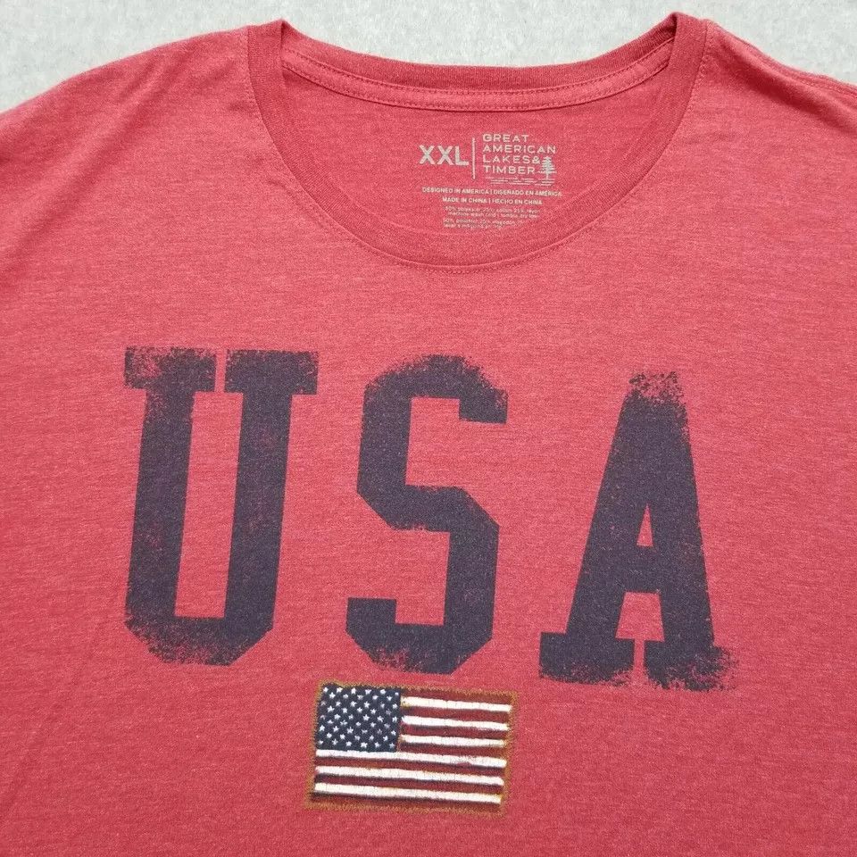 Other Great American Lakes & Timber Shirt Men XXL American Flag Size US XXL / EU 58 / 5 - 2 Thumbnail