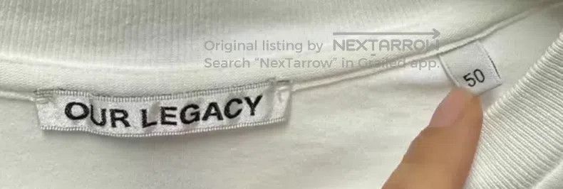 Our Legacy Our Legacy White Short Sleeve T-Shirt Size US M / EU 48-50 / 2 - 3 Thumbnail