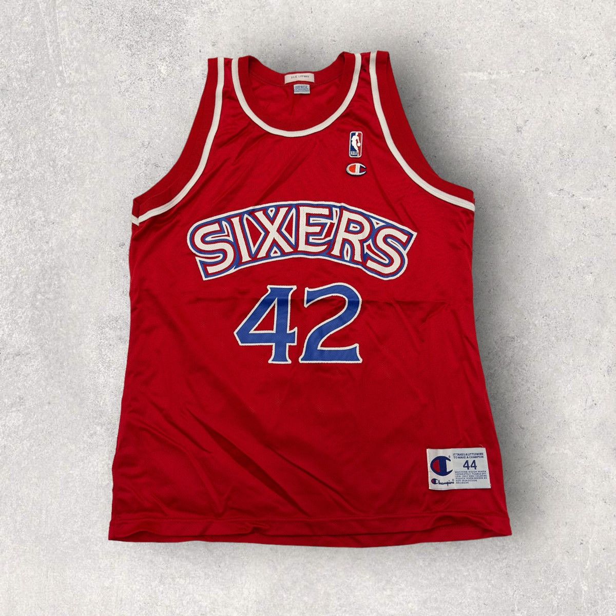 Champion × NBA × Vintage Vintage Philadelphia 76ers jersey Size US L / EU 52-54 / 3 - 1 Thumbnail