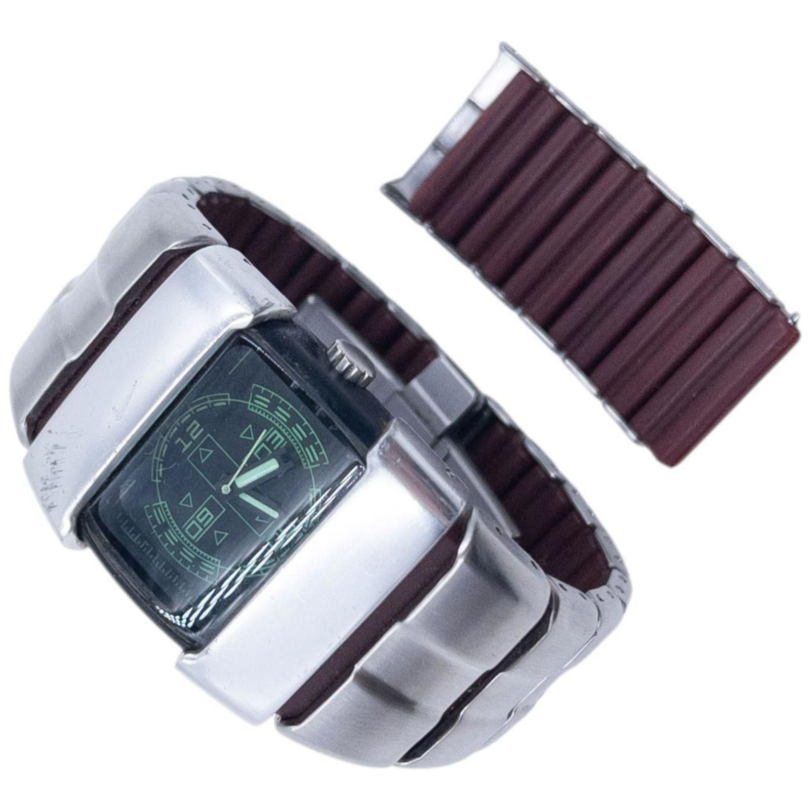 Nike Vintage 2000s Nike D Line Metal Digital Watch Size ONE SIZE - 4 Thumbnail