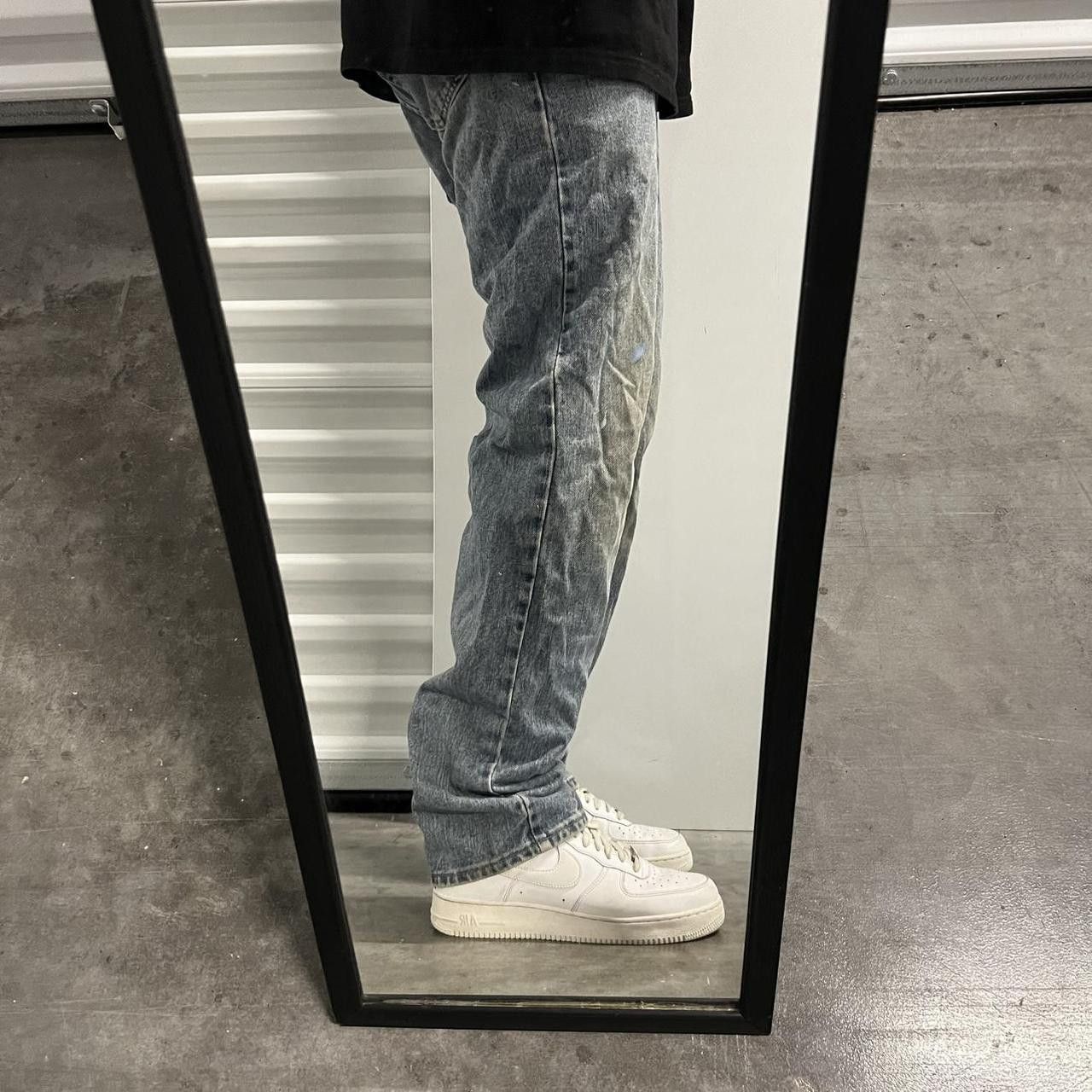 Japanese Brand × Vintage Vintage Y2K/2000s Workwear Style Medium Wash Denim Jeans! Size US 31 - 2 Thumbnail