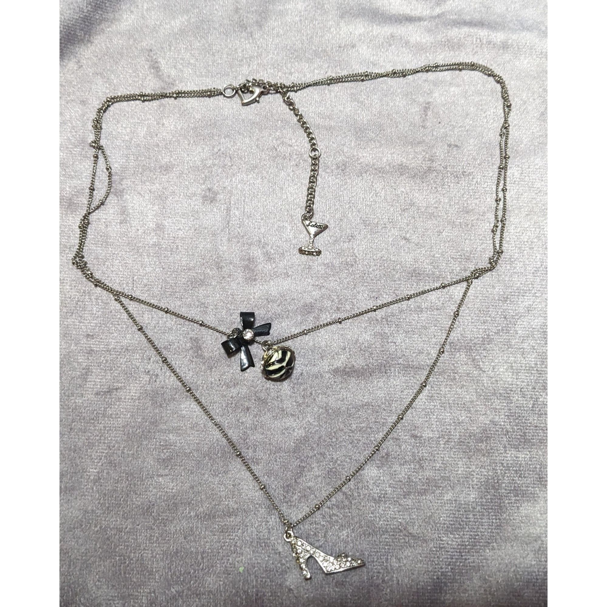 Other Lolita Coquette Multilayer Rhinestone Charm Necklace Size ONE SIZE - 9 Thumbnail
