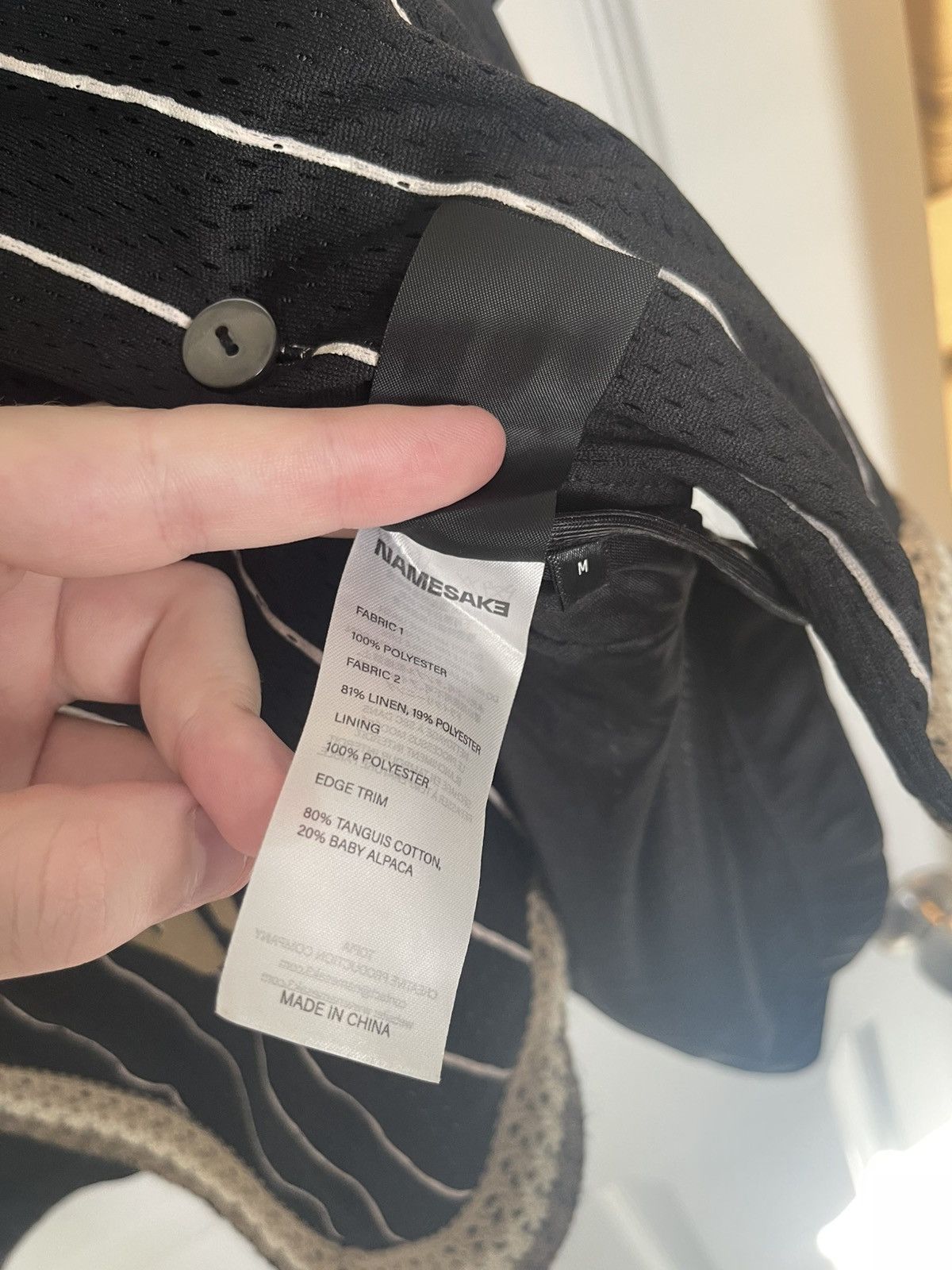 NAMESAKE BILL WARM UP SS SHIRT EUPHORIC BLACK STRIPE Size US M / EU 48-50 / 2 - 8 Thumbnail