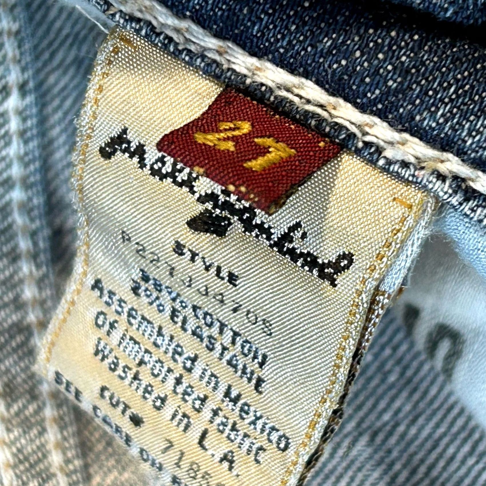 7 For All Mankind 7 For All Mankind Dojo Crop Denim Blue Jeans Women’s 27x21 Size 27" / US 4 / IT 40 - 5 Thumbnail