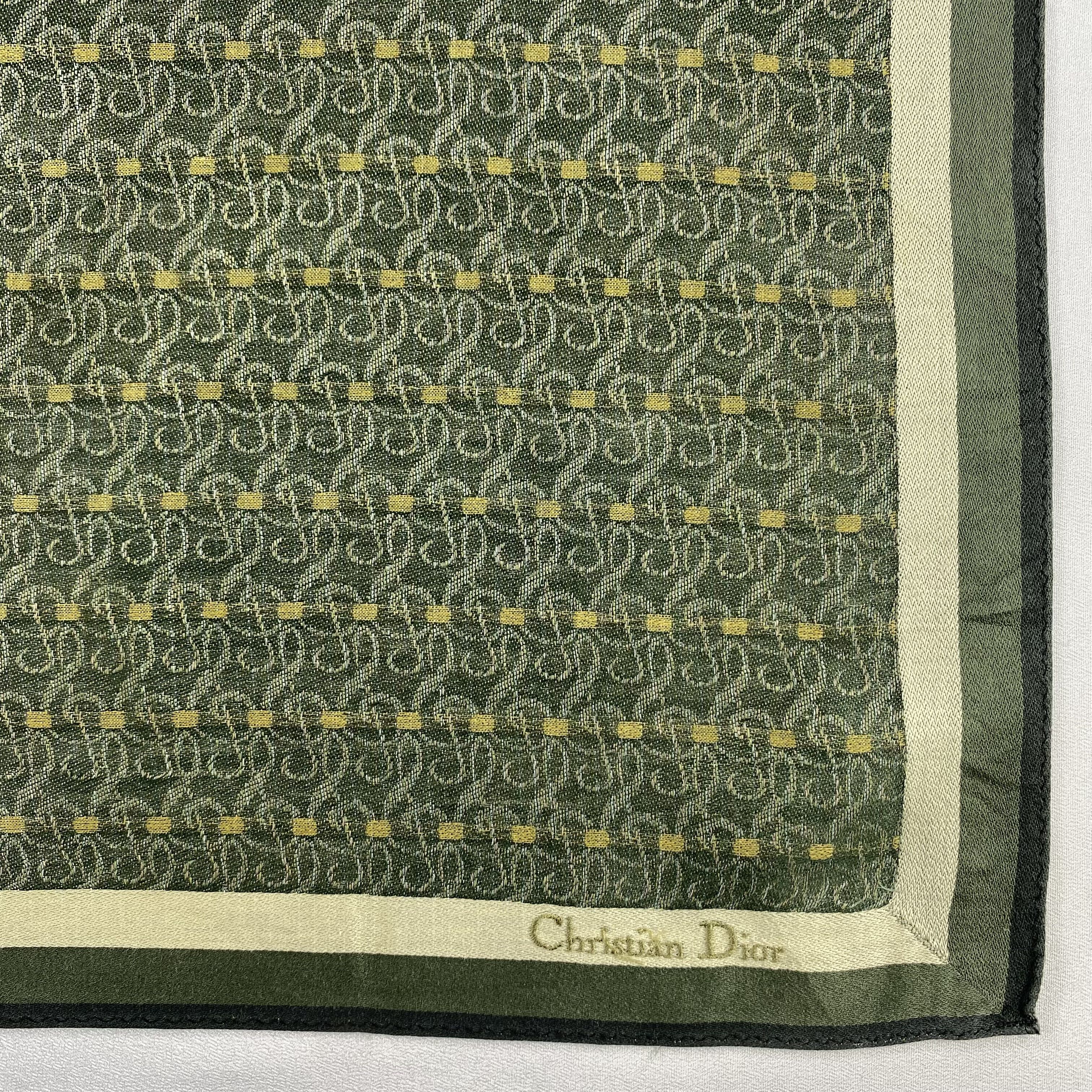 Vintage Christian Dior Monsieur Handkerchief / Neckerchief-P1060 Size ONE SIZE - 3 Thumbnail