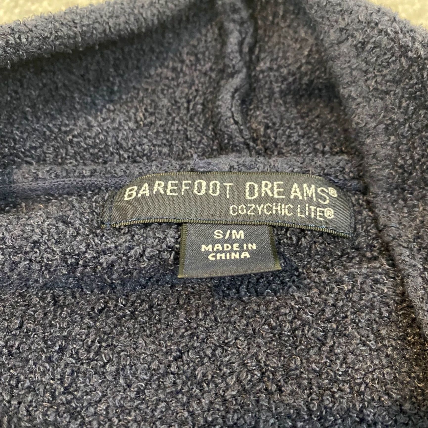 Vintage Barefoot Dreams Cardigan Sweater Womens Medium Faded Blue Cozychic Lite Casual Long Sleeve Open Front Pockets Size M / US 6-8 / IT 42-44 - 2 Thumbnail