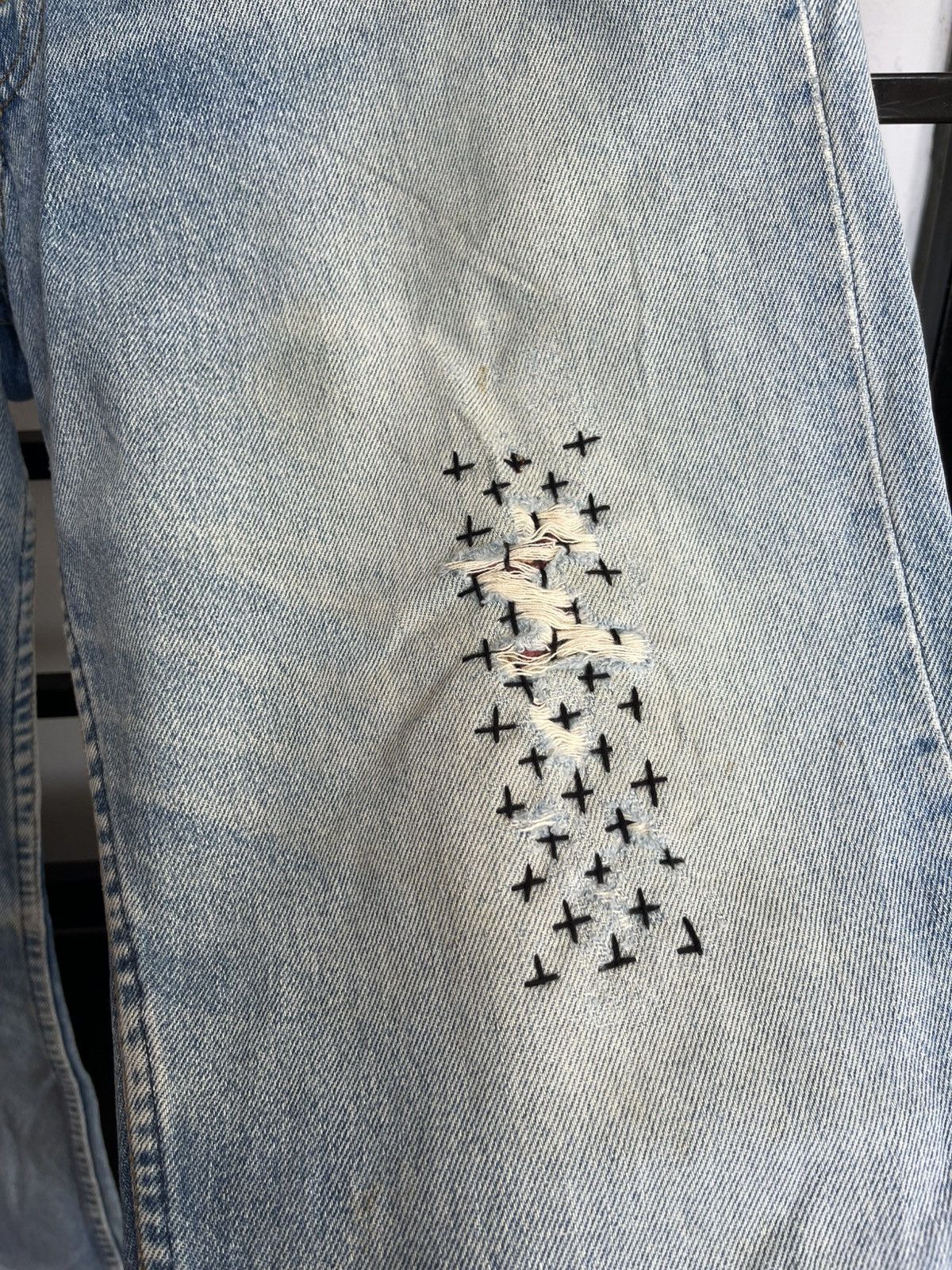 Levi's Vintage 80's Distressed Levis Size US 36 / EU 52 - 5 Thumbnail