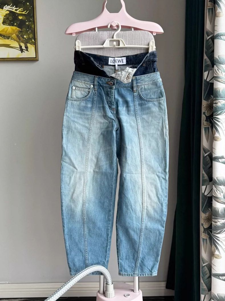 Loewe Women's Fisherman Denim Pants Size 36- DMC