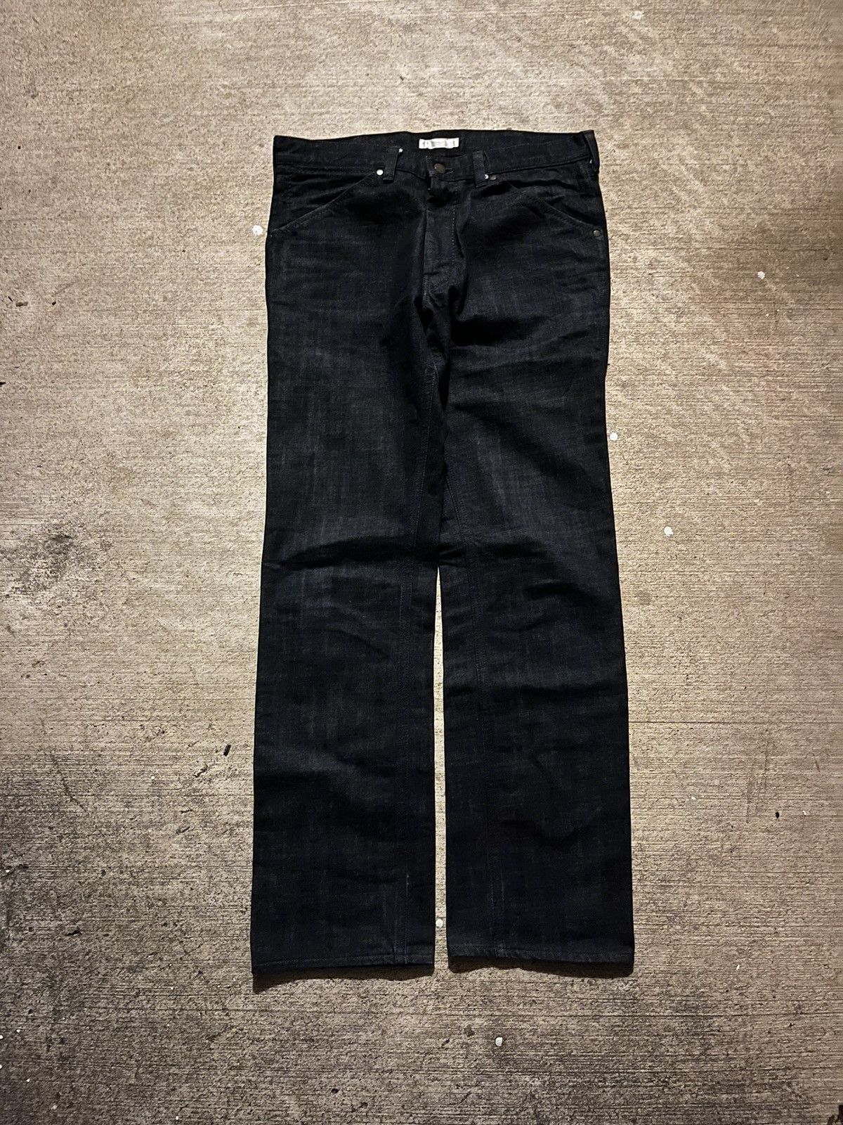 Pre-owned Number N Ine Number (n)ine Aw02 Dark Blue Jeans Nowhere Man