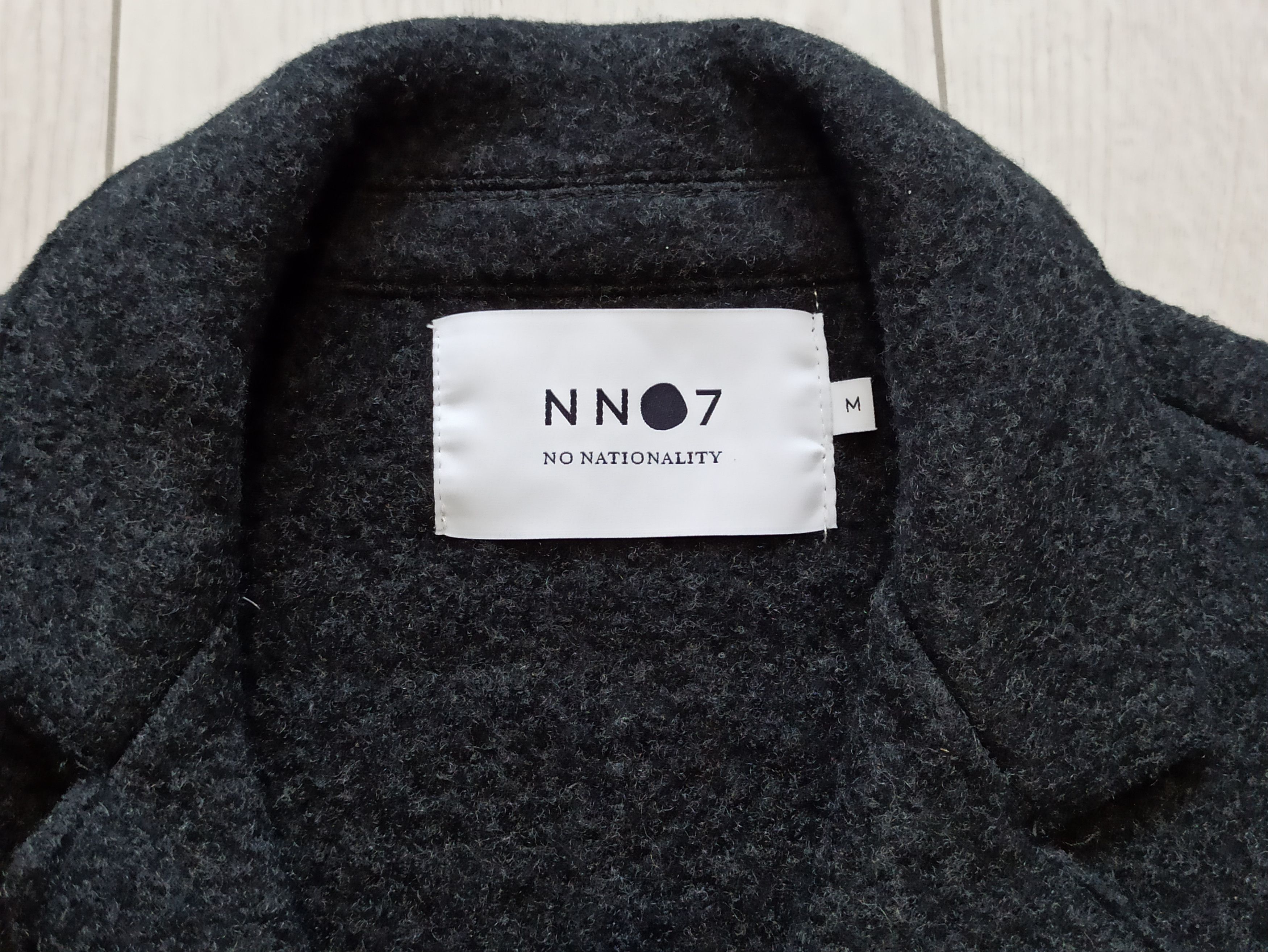 NN07 Nn07 Darren Unstructured Boiled Wool Blazer Size 48S - 2 Thumbnail