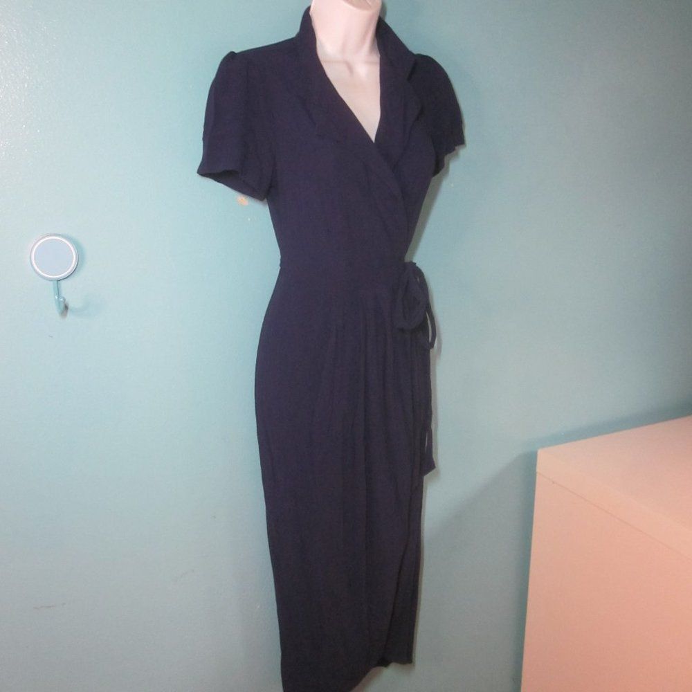 Anthropologie Yumi Kim Meet & Greet Dress Navy Blue XXS Size XXS / US 00 / IT 34 - 11 Thumbnail