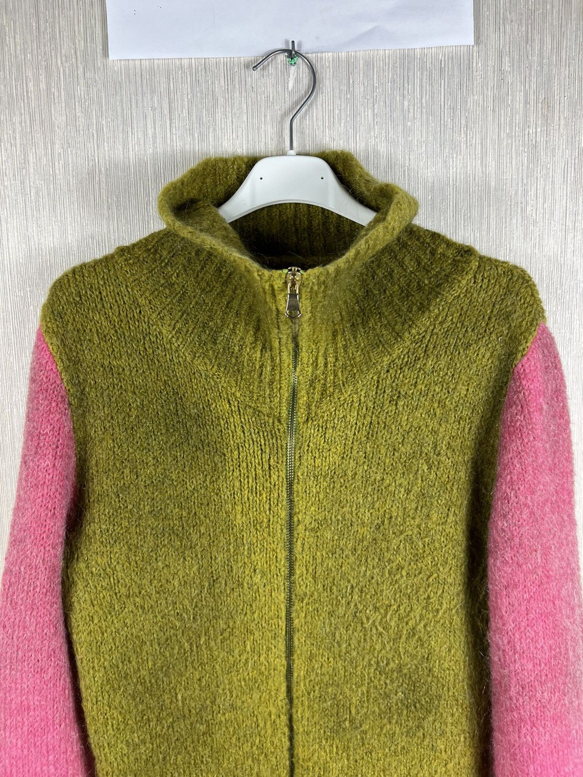 Vintage Vintage 90s einstein prog prod mohair cardigan sweater knit Size S / US 4 / IT 40 - 5 Thumbnail