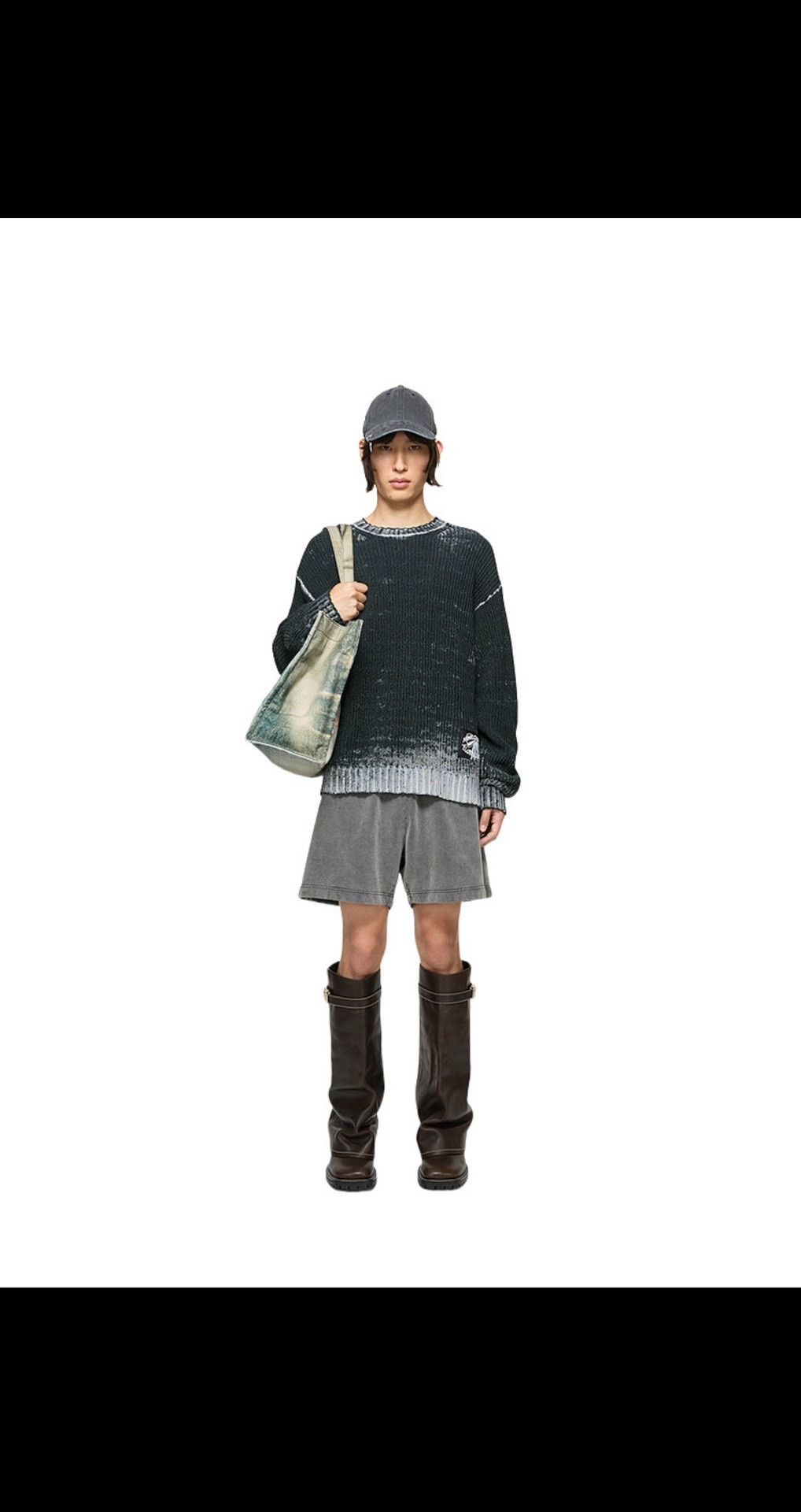 Acne Studios acne studios Irregular crew neck pullover sweater 2501-Next Size US XS / EU 42 / 0 - 7 Thumbnail