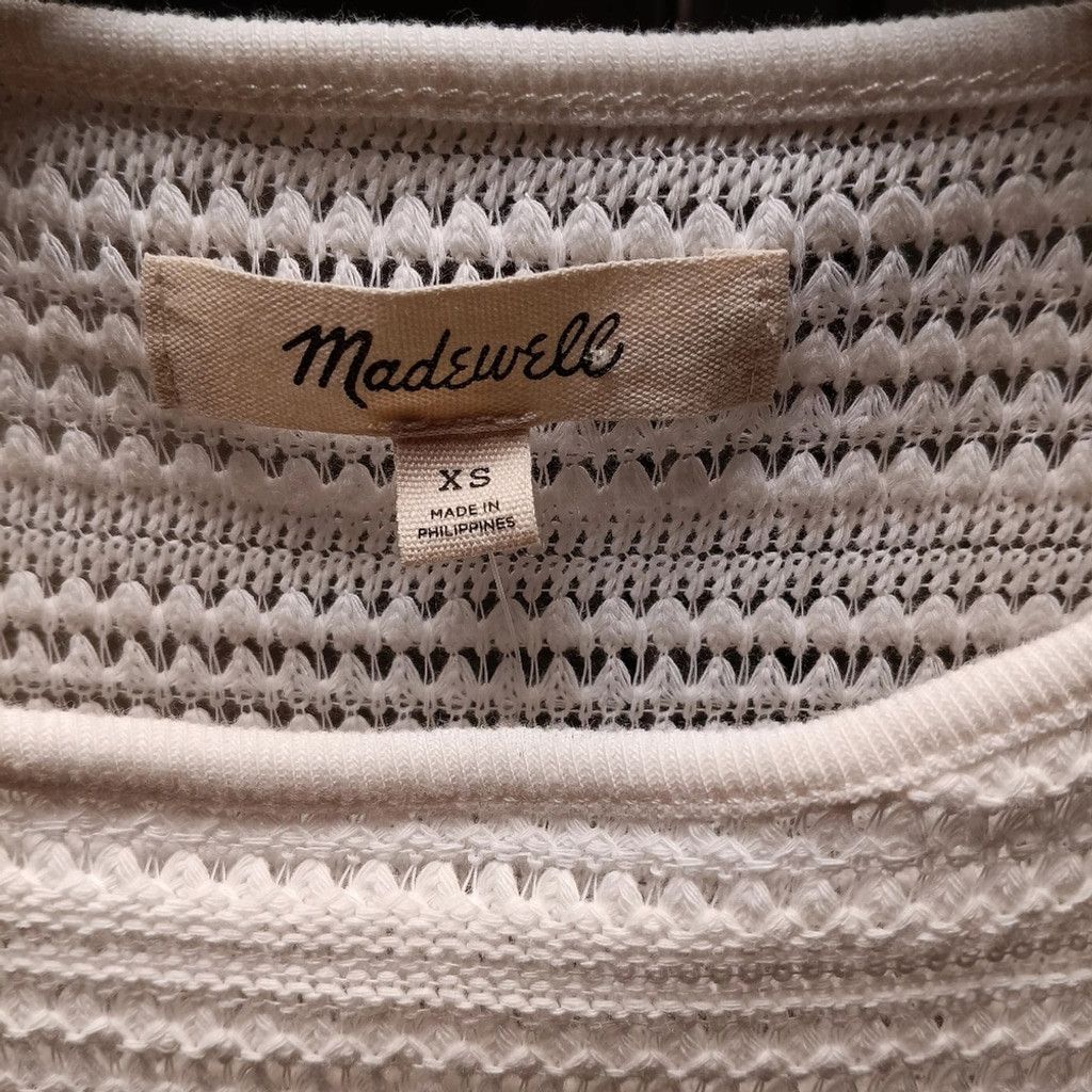 Madewell NWT Madewell Crochet-Knit Cutaway Tank Size XS / US 0-2 / IT 36-38 - 8 Thumbnail
