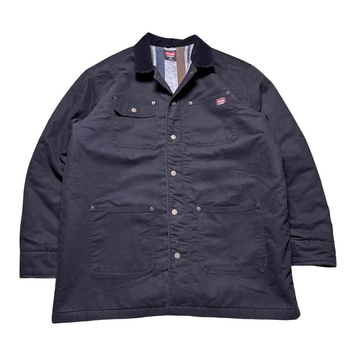 Wrangler Wrangler Chore Field Jacket Black Blanket Lined Snap Up Size US L / EU 52-54 / 3 - 1 Thumbnail