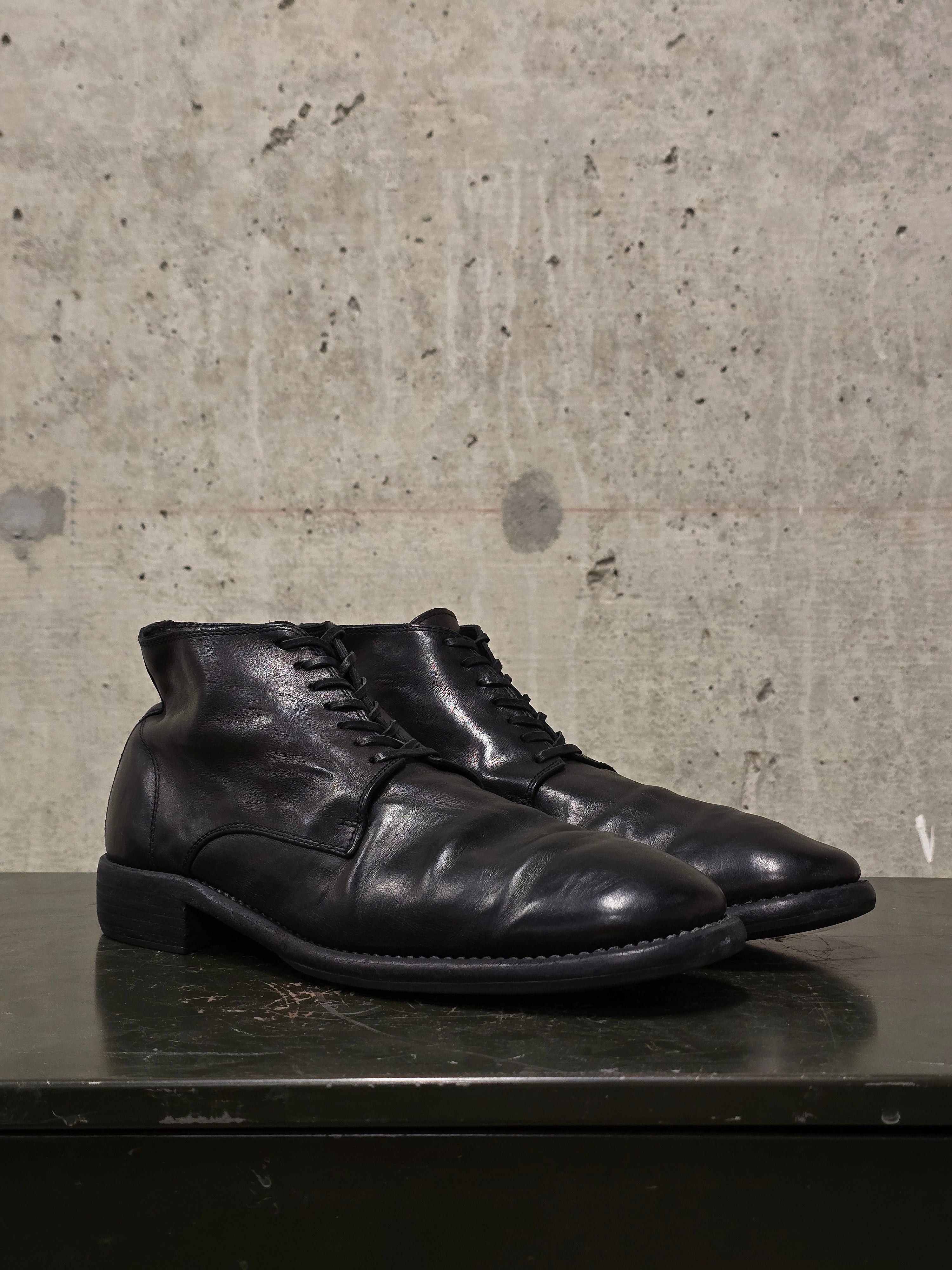 Guidi Guidi 994 Black Horse Leather Desert Boots Size US 10 / EU 43 - 7 Thumbnail