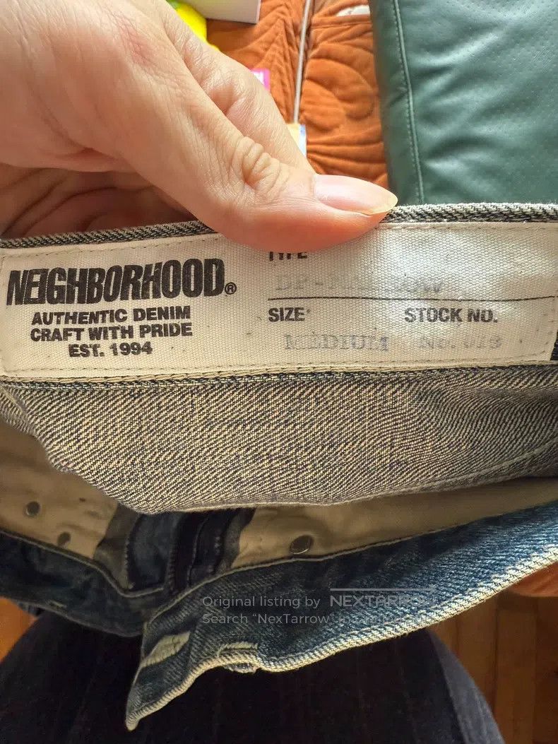 Neighborhood Neighborhood size M King Denim Jeans, Washed Patch Version Size US 27 - 4 Thumbnail