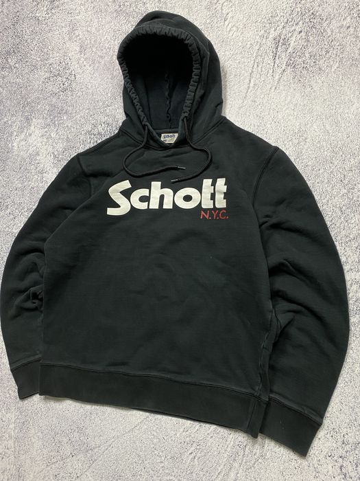 Schott deals hoodie 90s