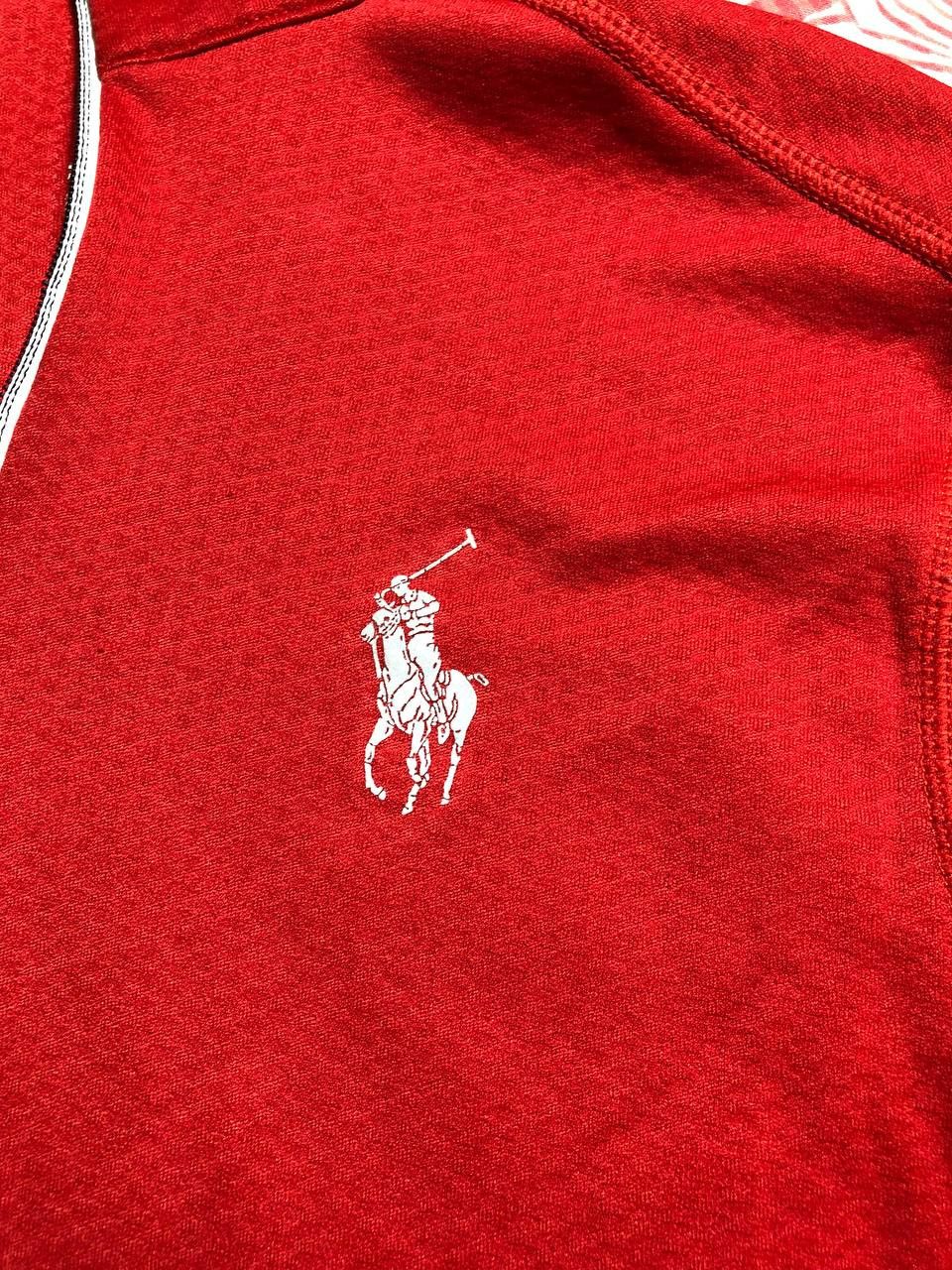 Polo Ralph Lauren × Vintage Vintage Polo Ralph Lauren Striped Rugby Long Sleeve Polo Size US S / EU 44-46 / 1 - 13 Thumbnail