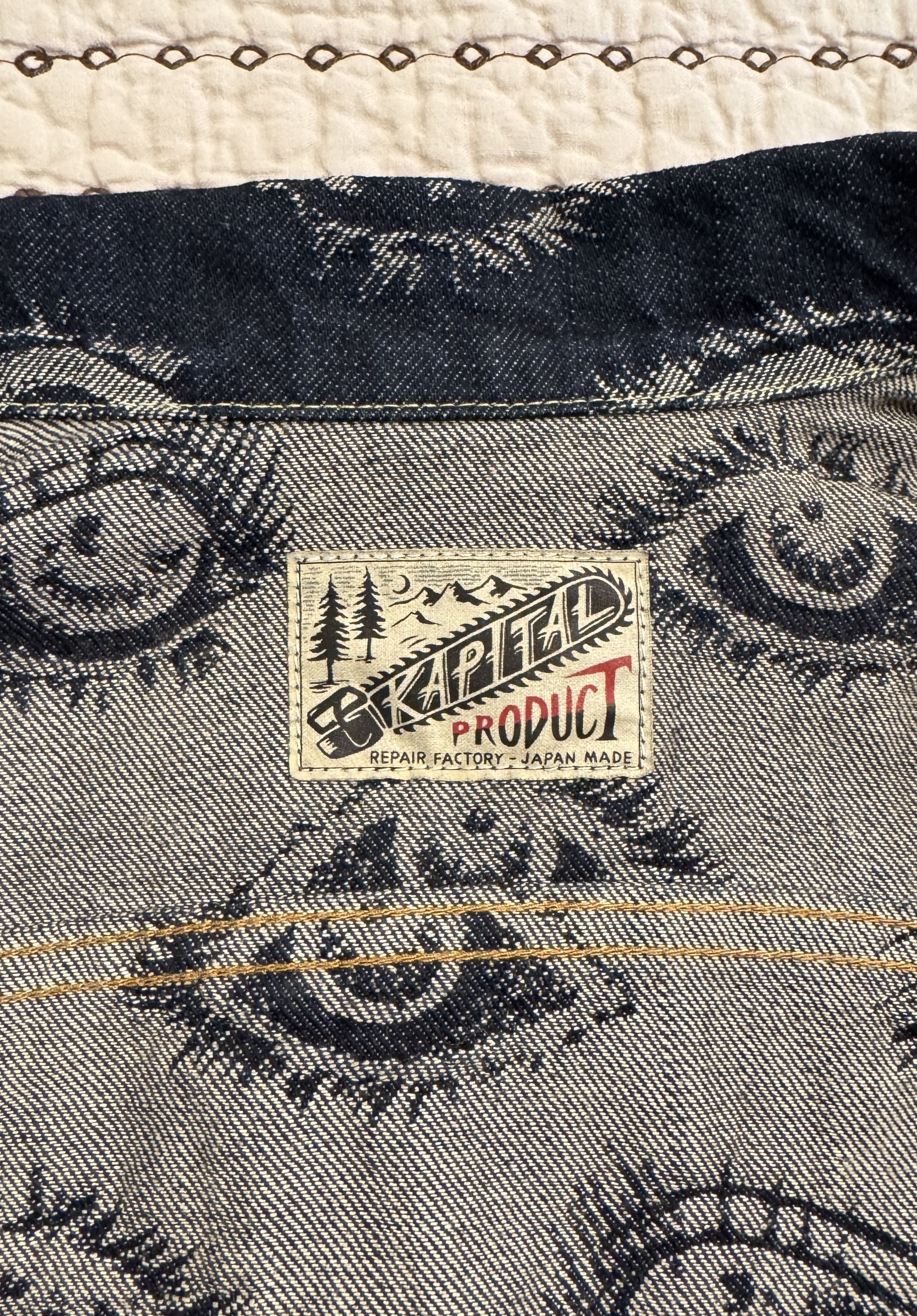 Kapital KAPITAL 12 OZ SPEAKEASY DENIM 3RD JKT (L's) INDIGO SZ 1 Size S / US 4 / IT 40 - 5 Thumbnail