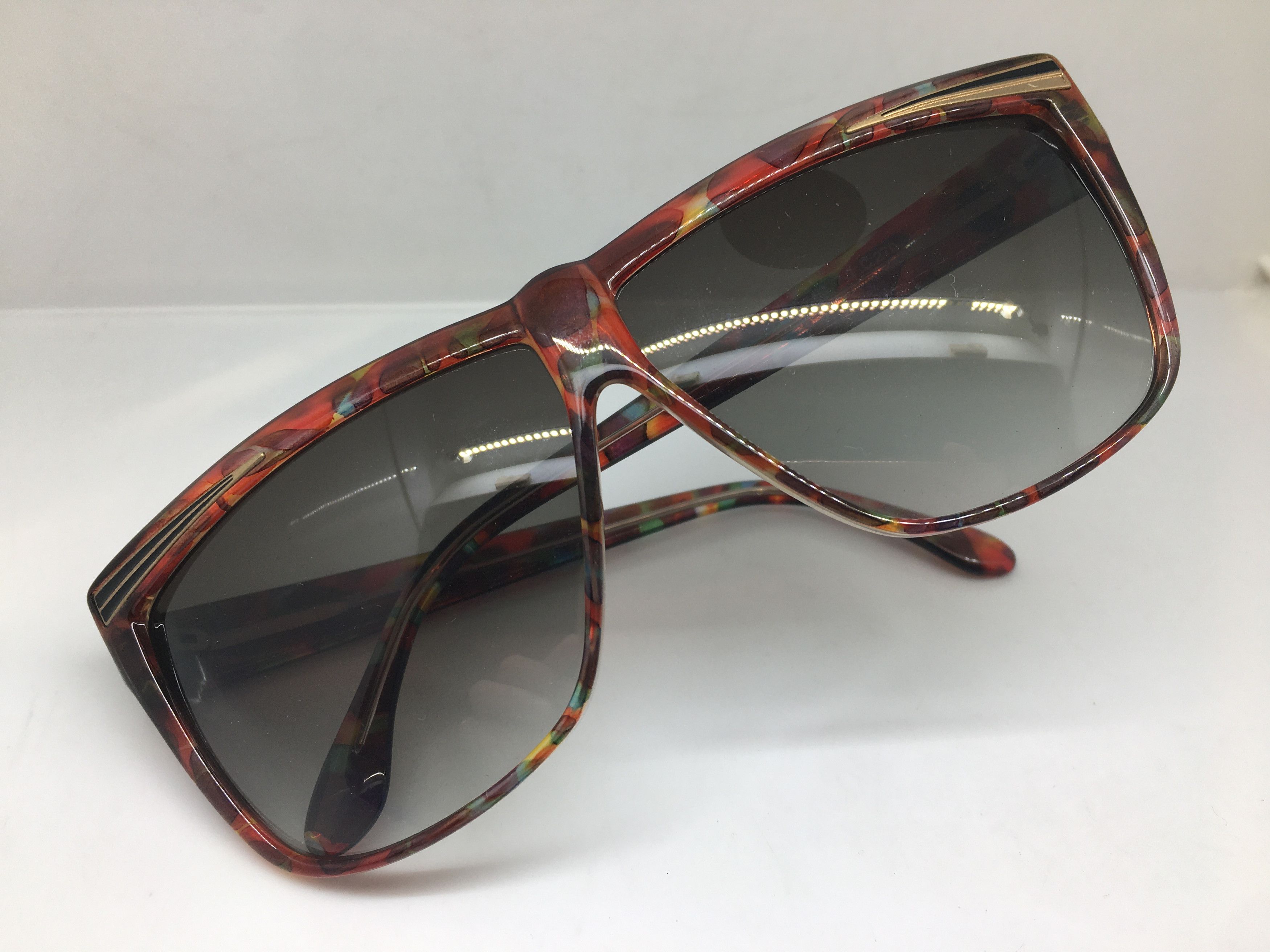 Courreges Vintage 70s Courreges 9077 Woman Oversize Sunglasses France Size ONE SIZE - 5 Thumbnail