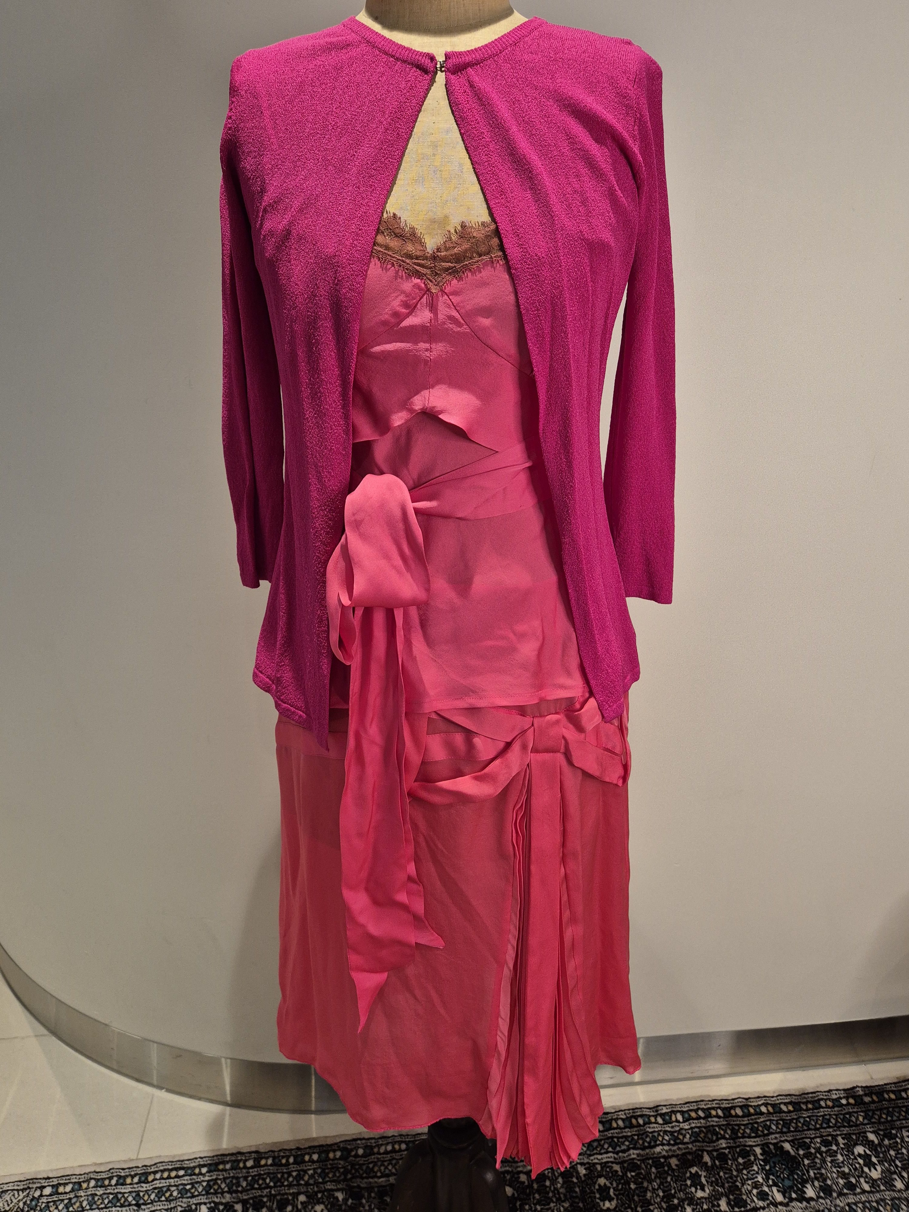 Saba Saba fuchsia pink cardigan 90s Size S / US 4 / IT 40 - 4 Thumbnail