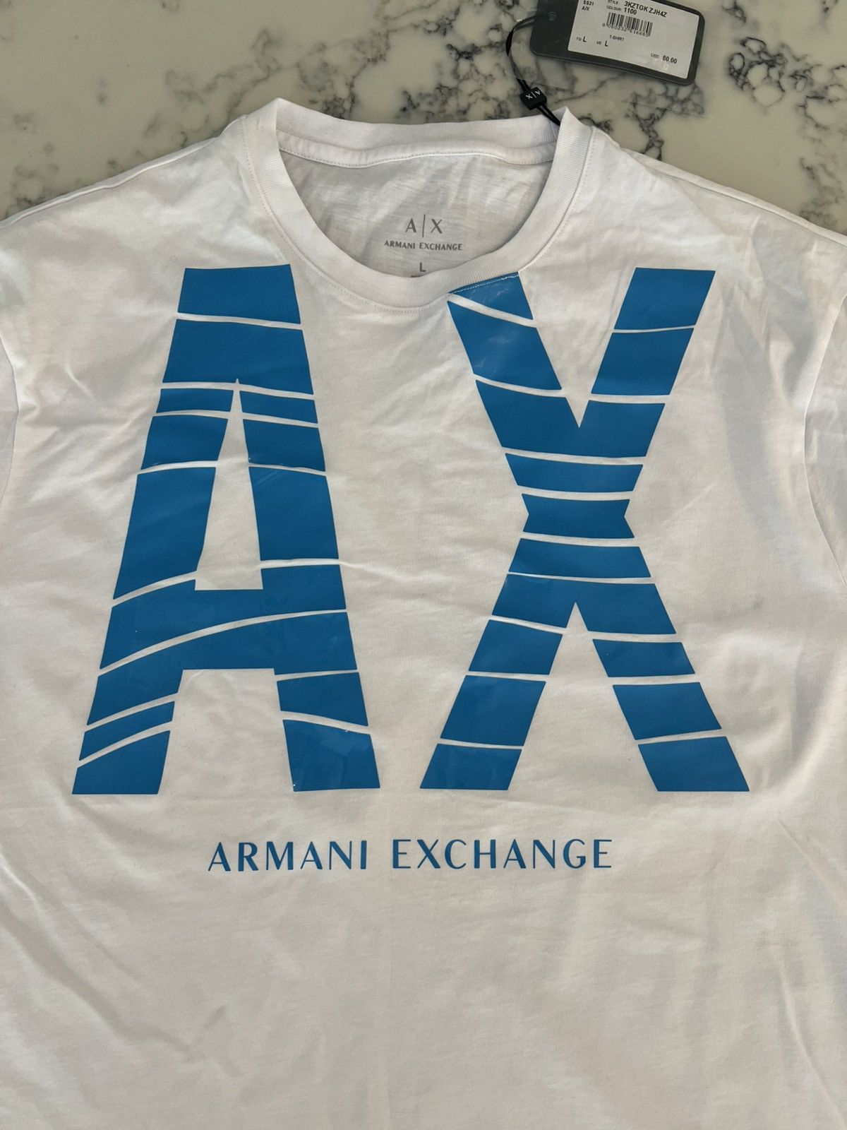 Armani Exchange New Armani Exchange Shirt Short Sleeve White Large Size US L / EU 52-54 / 3 - 10 Thumbnail