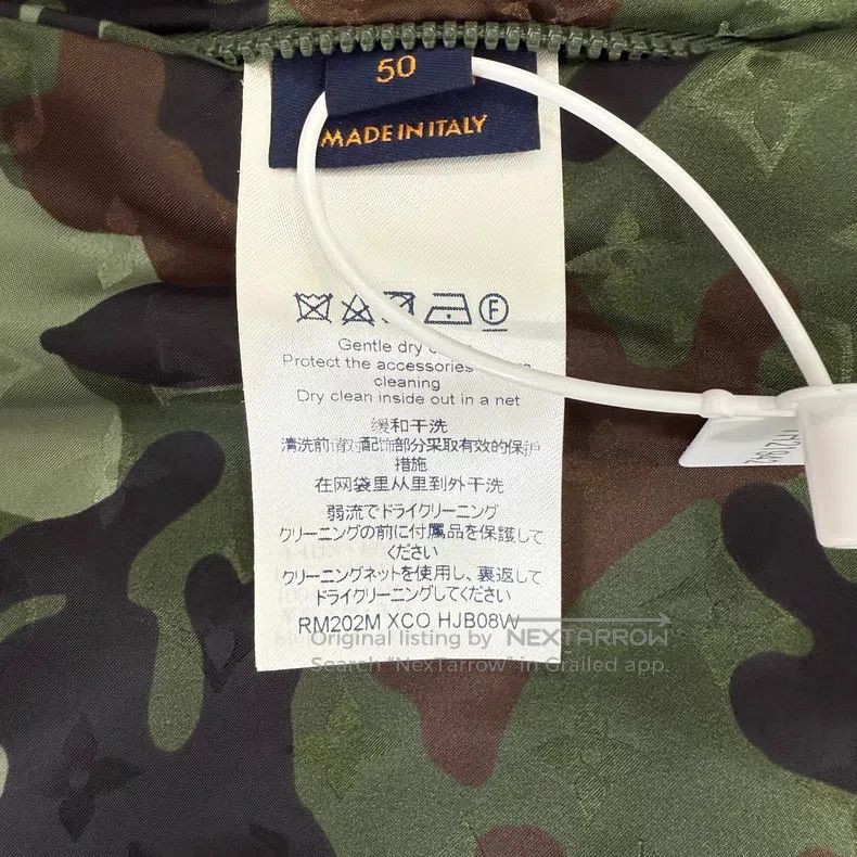 Louis Vuitton Louis Vuitton Camo print hooded long-sleeved assault jacke Size US M / EU 48-50 / 2 - 4 Thumbnail
