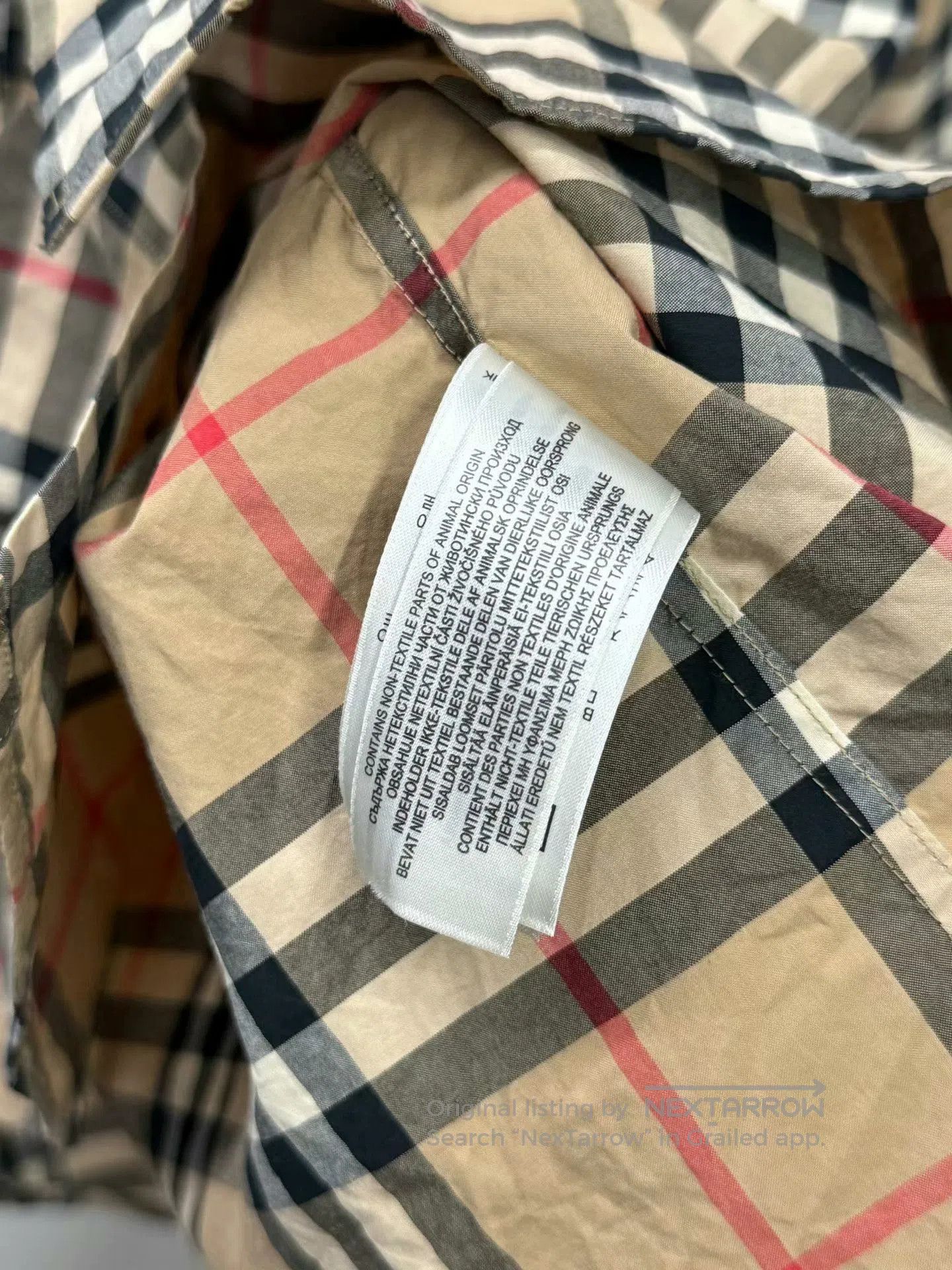 Burberry burberry classic check long sleeve shirt. Size US L / EU 52-54 / 3 - 4 Thumbnail