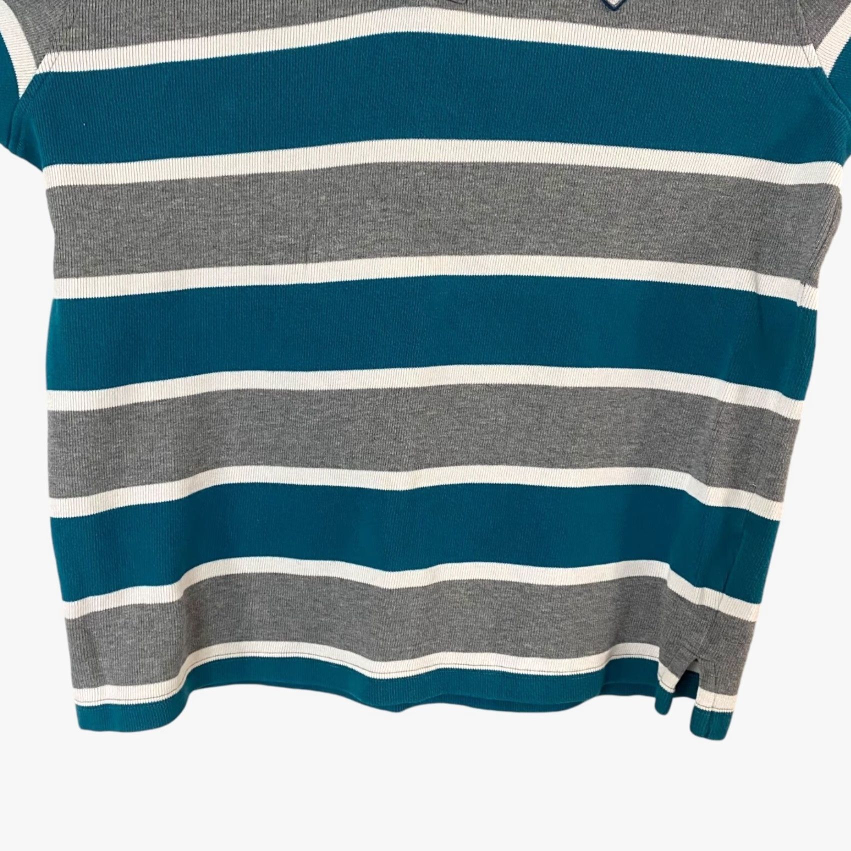 Lamborghini VINTAGE Tonino Lamborghini Men's Sweater XL Knit Striped Long Sleeve Casual Business Party Blue Size US XL / EU 56 / 4 - 6 Thumbnail